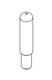 Ersatzteil Stopfen für Feder M4 5x30