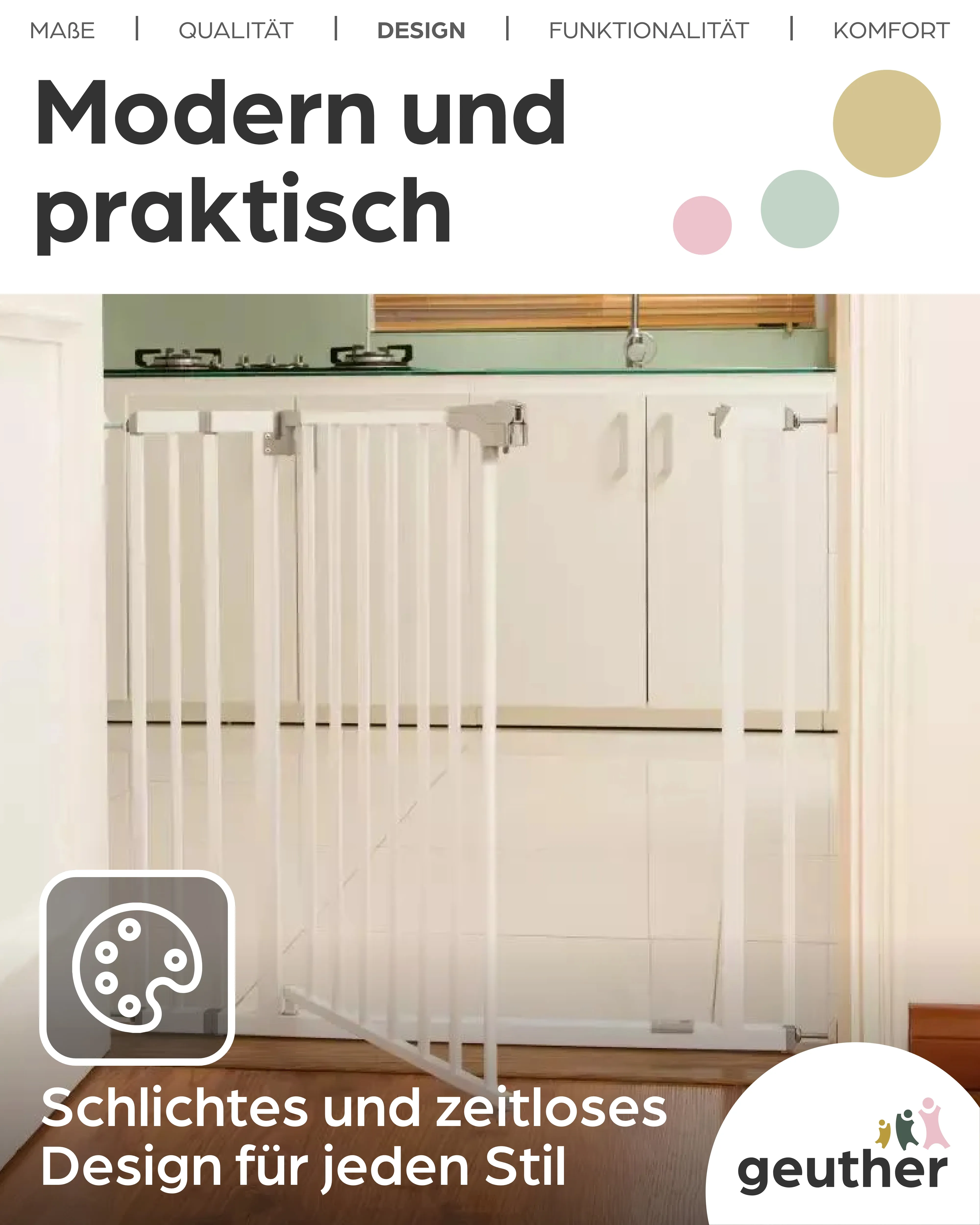 Türschutzgitter 4712 für Öffnungen von 115.5-124 cm aus Metall
