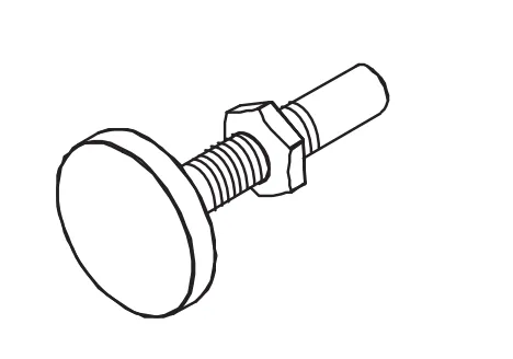 Ersatzteil Tellerschrauben M10x60