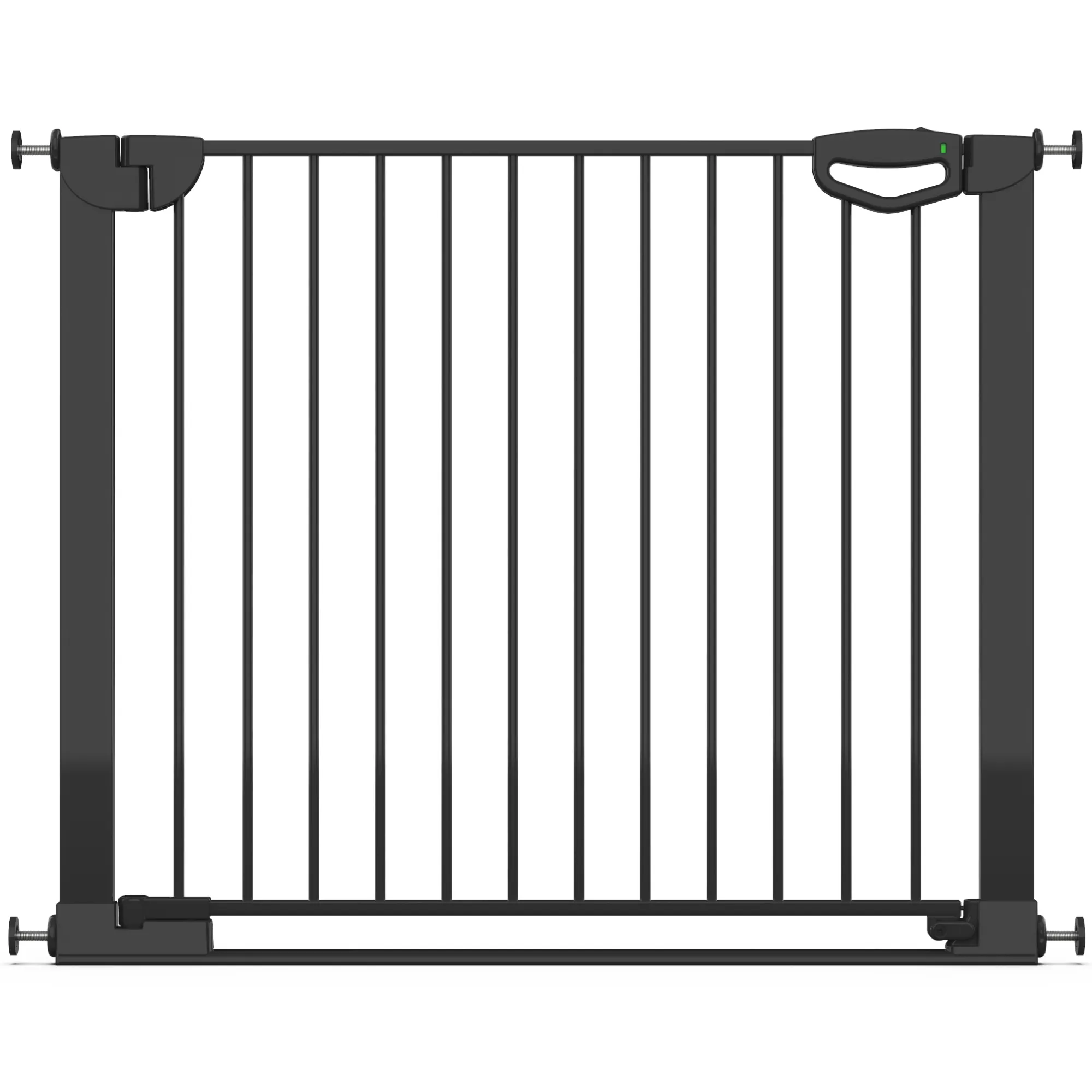 Tür- & Treppenschutzgitter Easylock mit Flatstep 97 cm - 104 cm - Schwarz