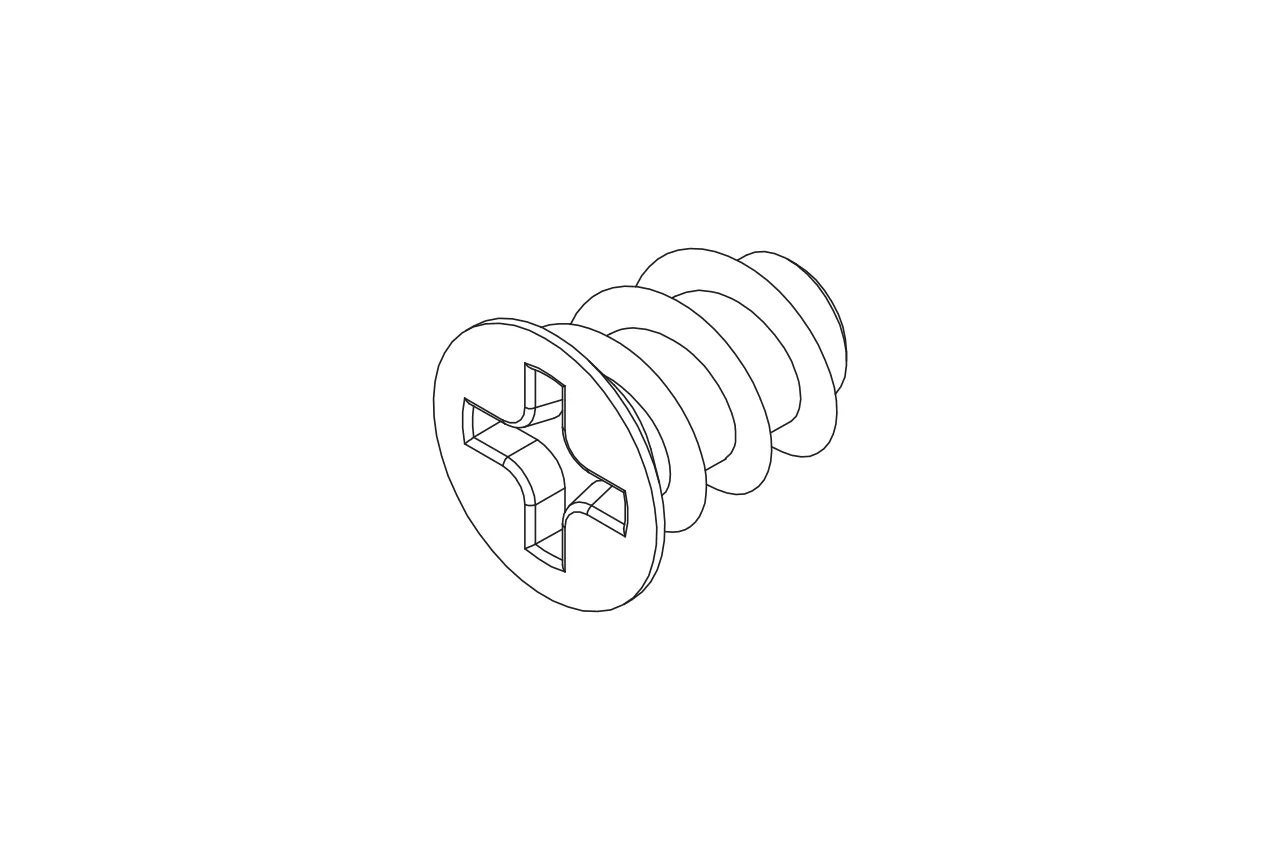 Ersatzteil Ø6.3x9 Euroschraube