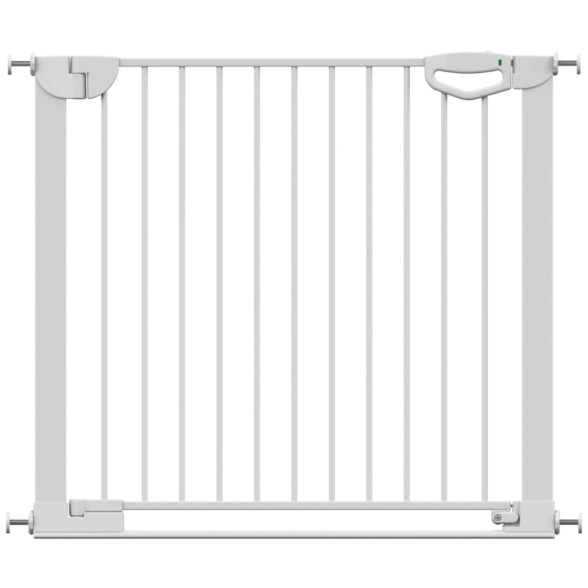 Tür- & Treppenschutzgitter Easylock mit Flatstep 90 cm - 97 cm - Weiß