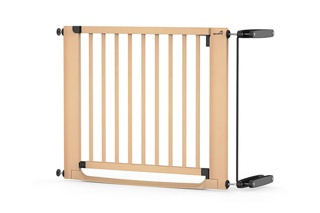 Treppenschutzgitter einhändige Bedienung