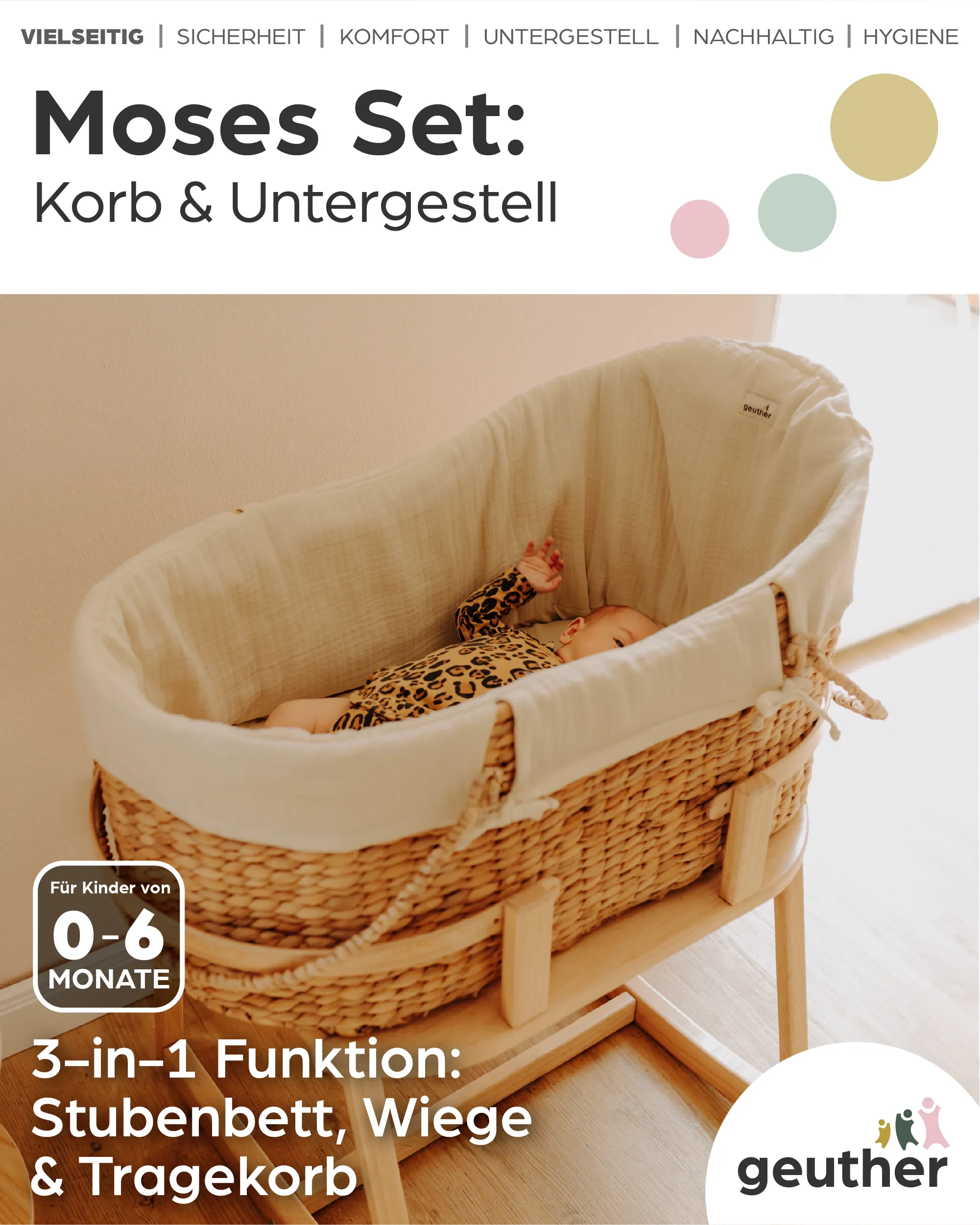 Moses Set: Korb & Untergestell