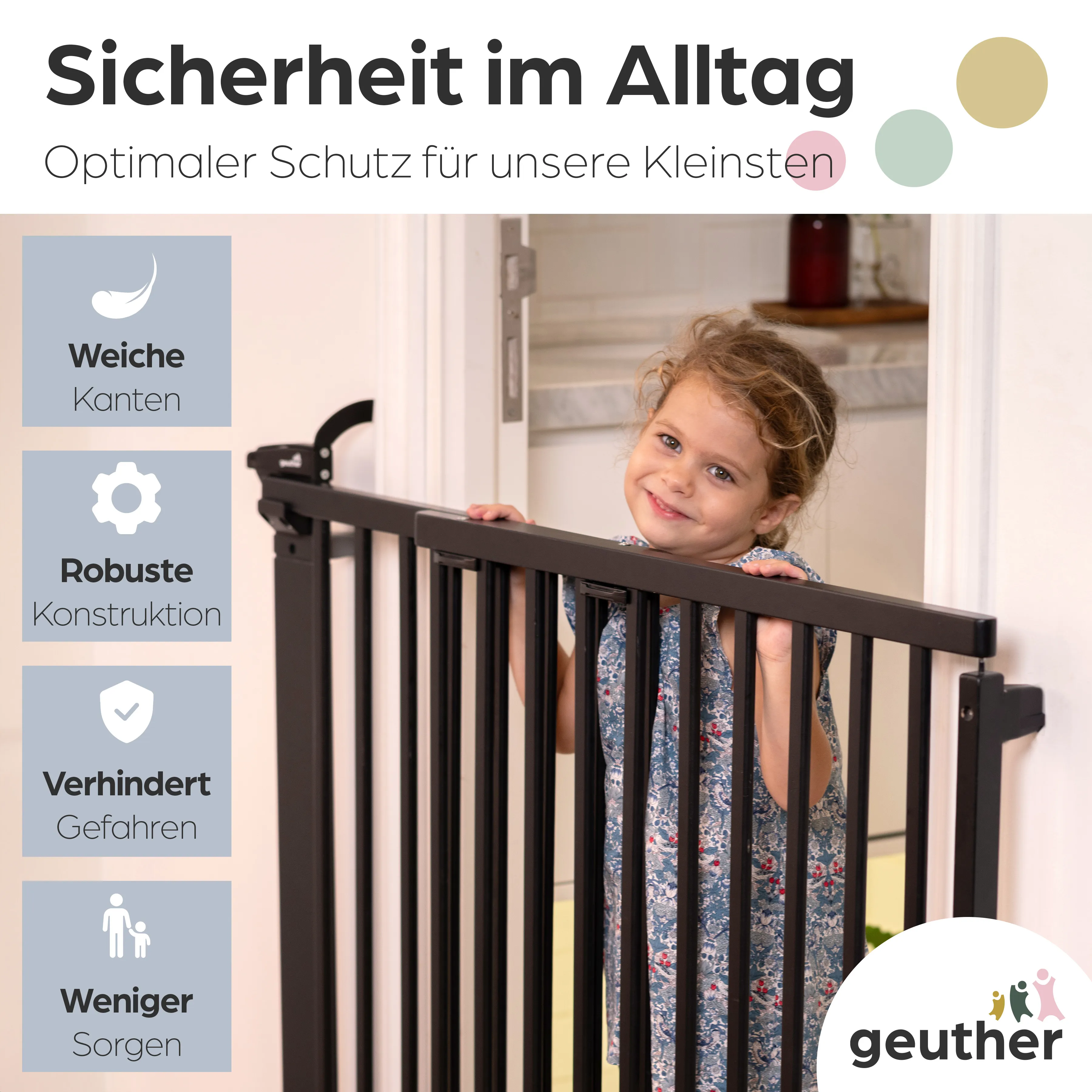 Türschutzgitter Oris (2734+) für Öffnungen von 78,5 cm - 133 cm aus Holz