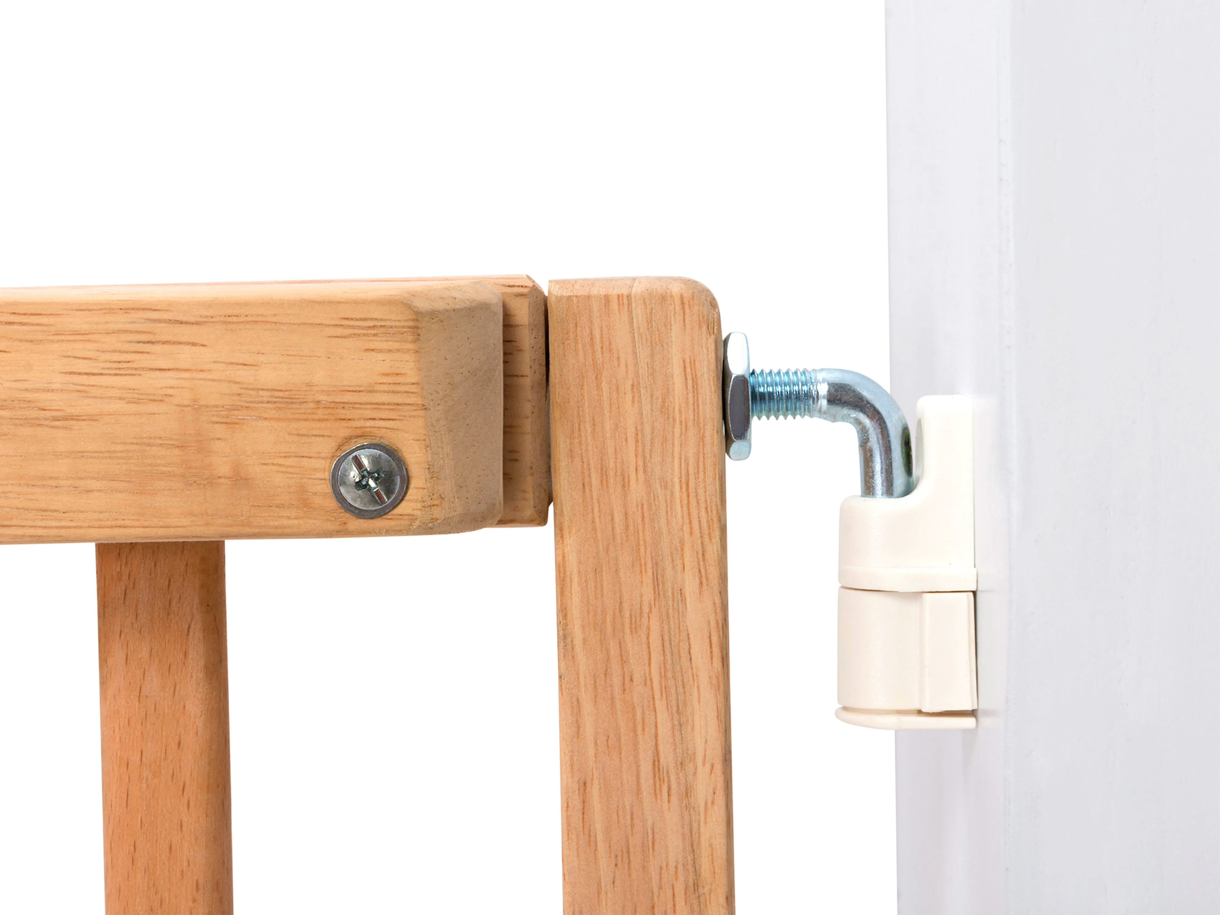 Türschutzgitter 2714 zum Klemmen für Öffnungen von 68-102 cm aus Holz