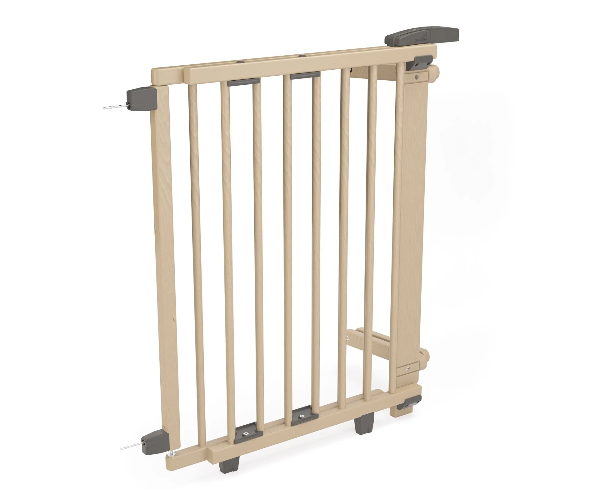 Rundstab Treppenschutzgitter 2733/2735 für Öffnungen von 67 cm - 95 cm aus Holz