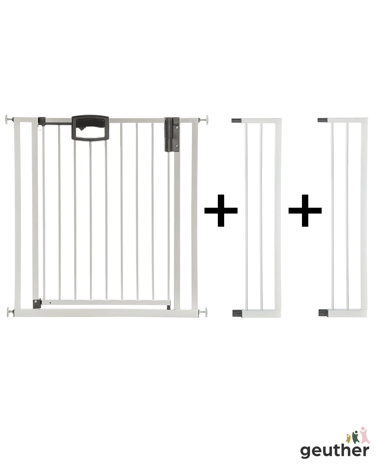 SET4792_0092VS_2 Tür- und Treppenschutzgitter Easylock Plus zum Klemmen Metall (112,5 cm - 120,5 cm)
