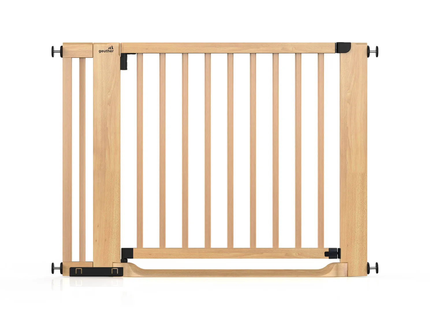 Türschutzgitter Easylock mit Flatstep aus Holz - 105 cm - 113 cm