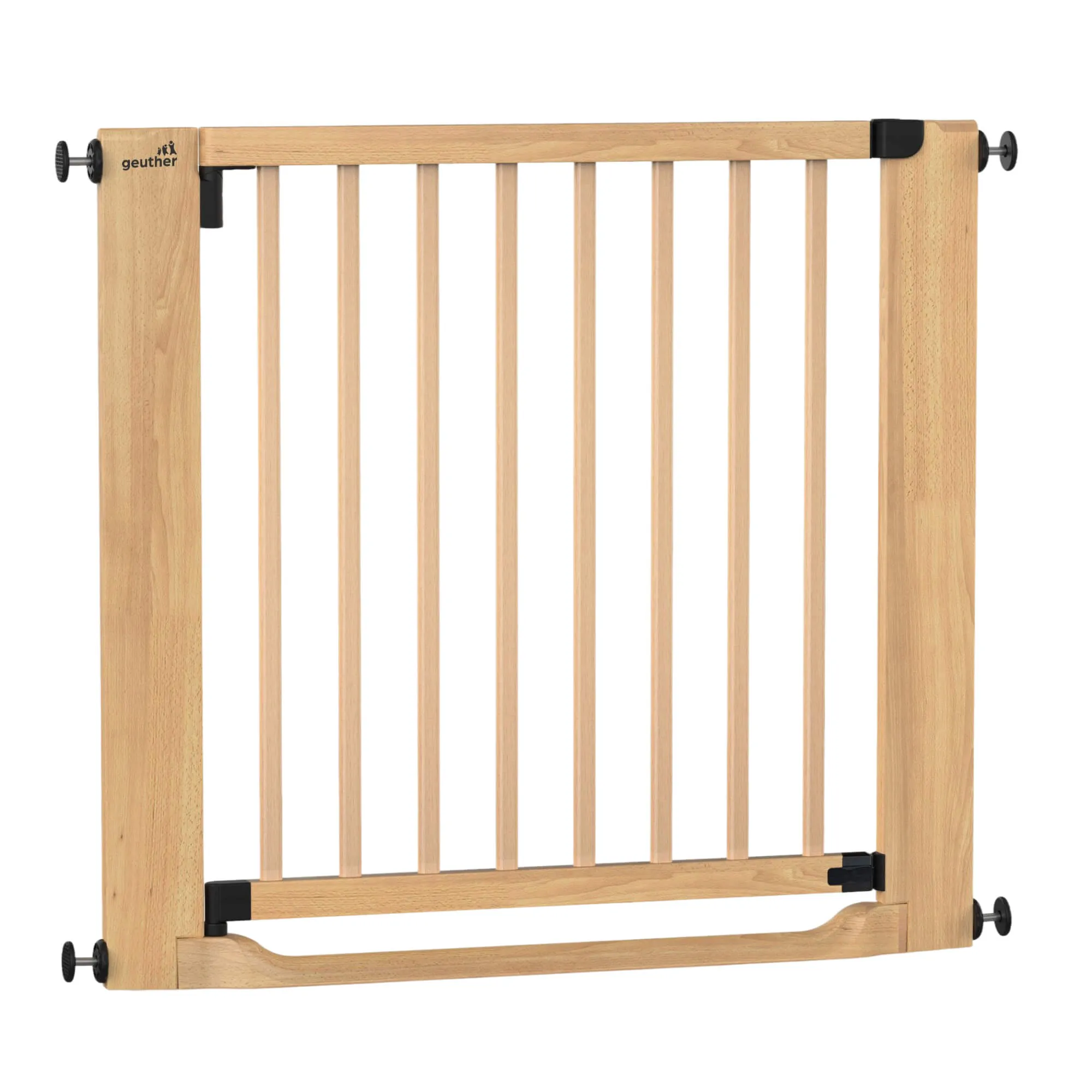 Türschutzgitter Easylock mit Flatstep aus Holz - 71 cm - 133 cm