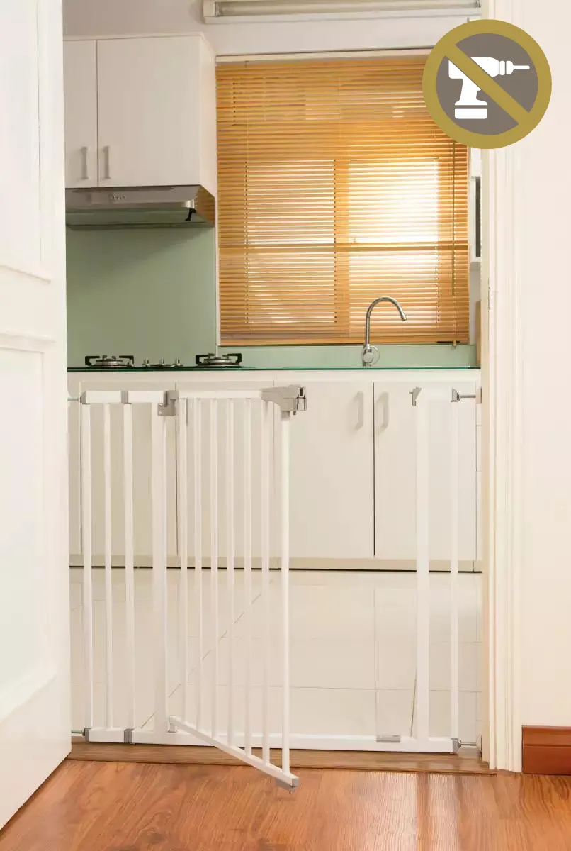 1STyRohd1Emlpl Türschutzgitter 4712 für Öffnungen von 73-132.5 cm. aus Metall