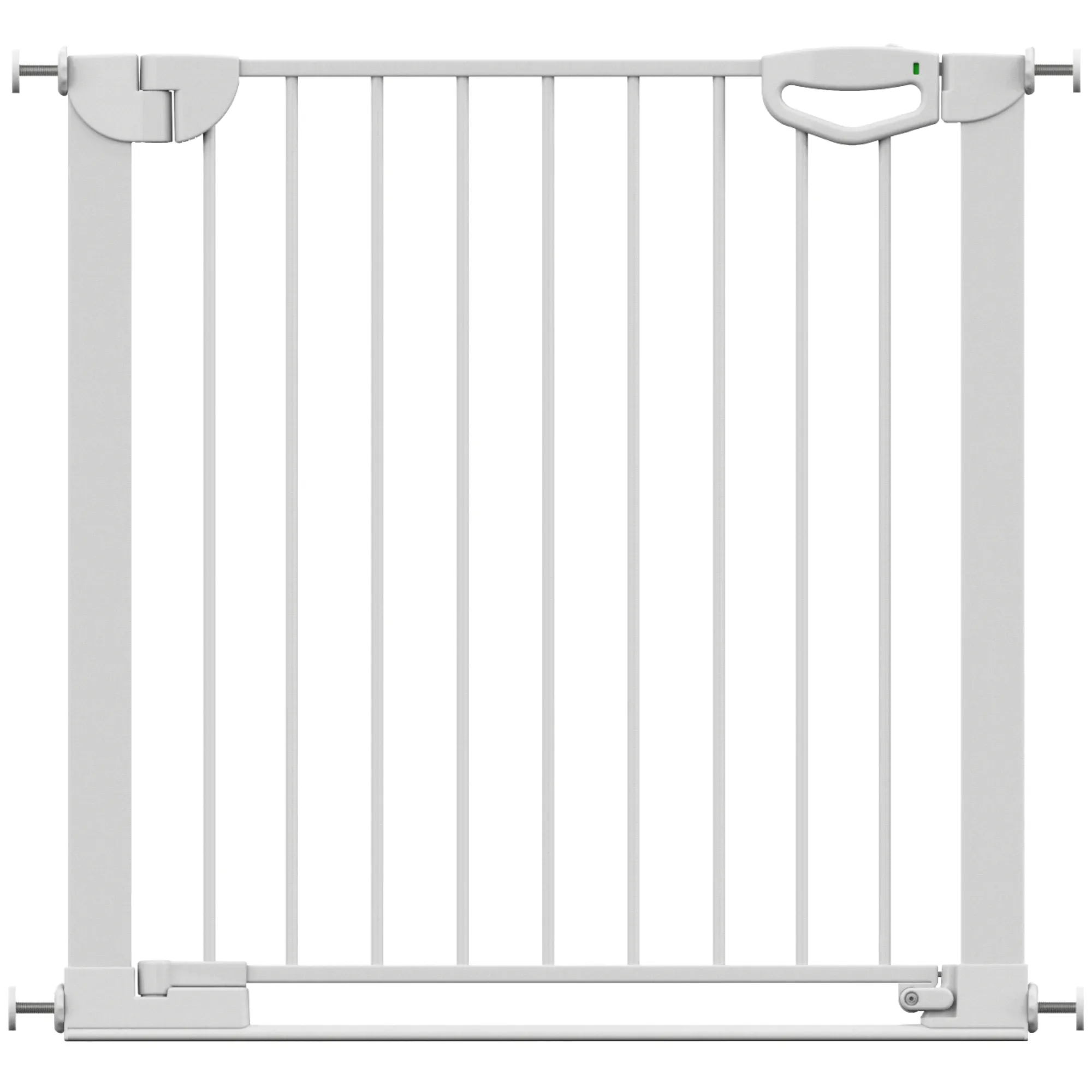 Tür- & Treppenschutzgitter Easylock mit Flatstep 83 cm - 90 cm - Weiß