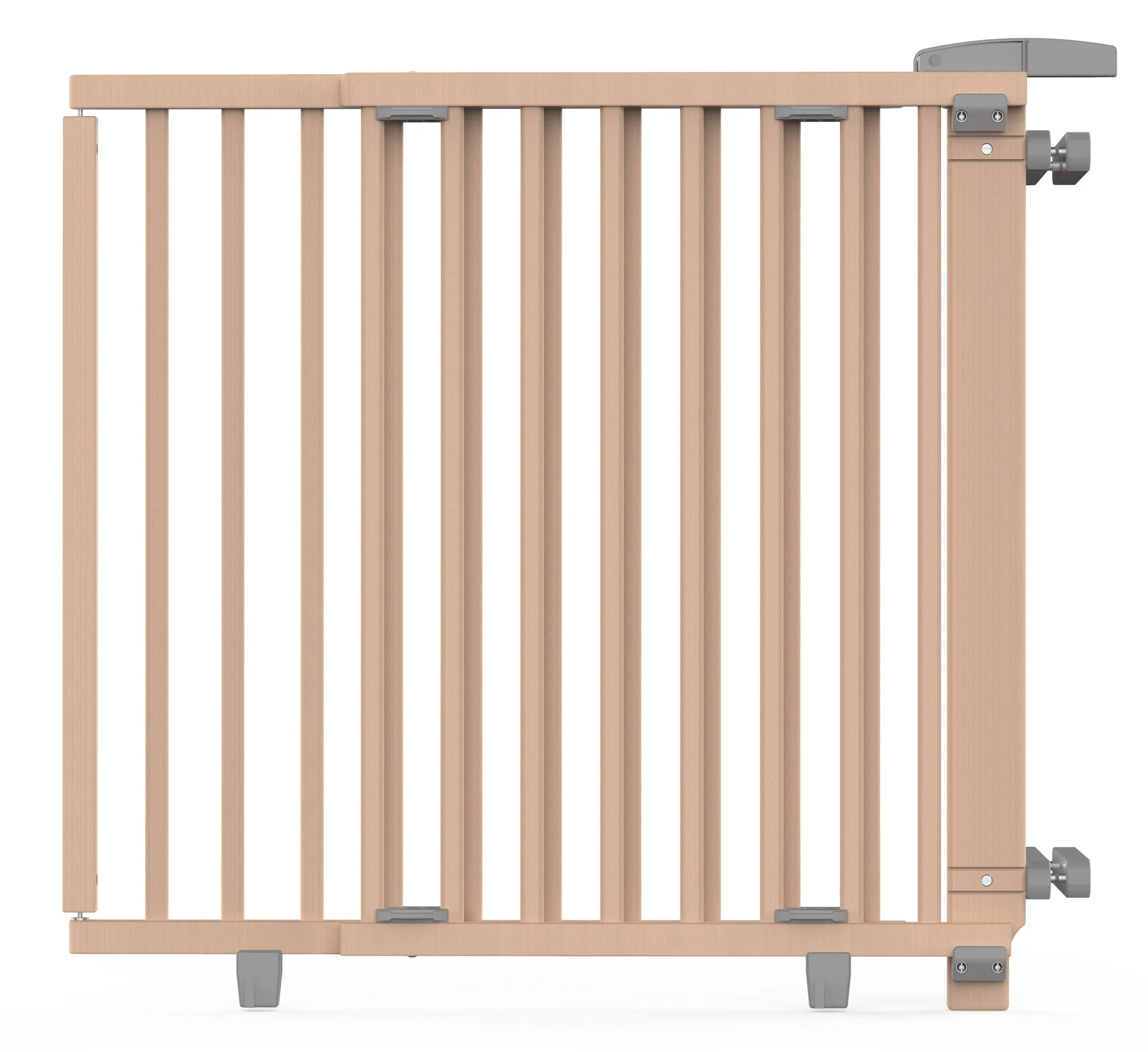 Treppenschutzgitter 2735+ für Öffnungen von 95 cm - 135 cm aus Holz