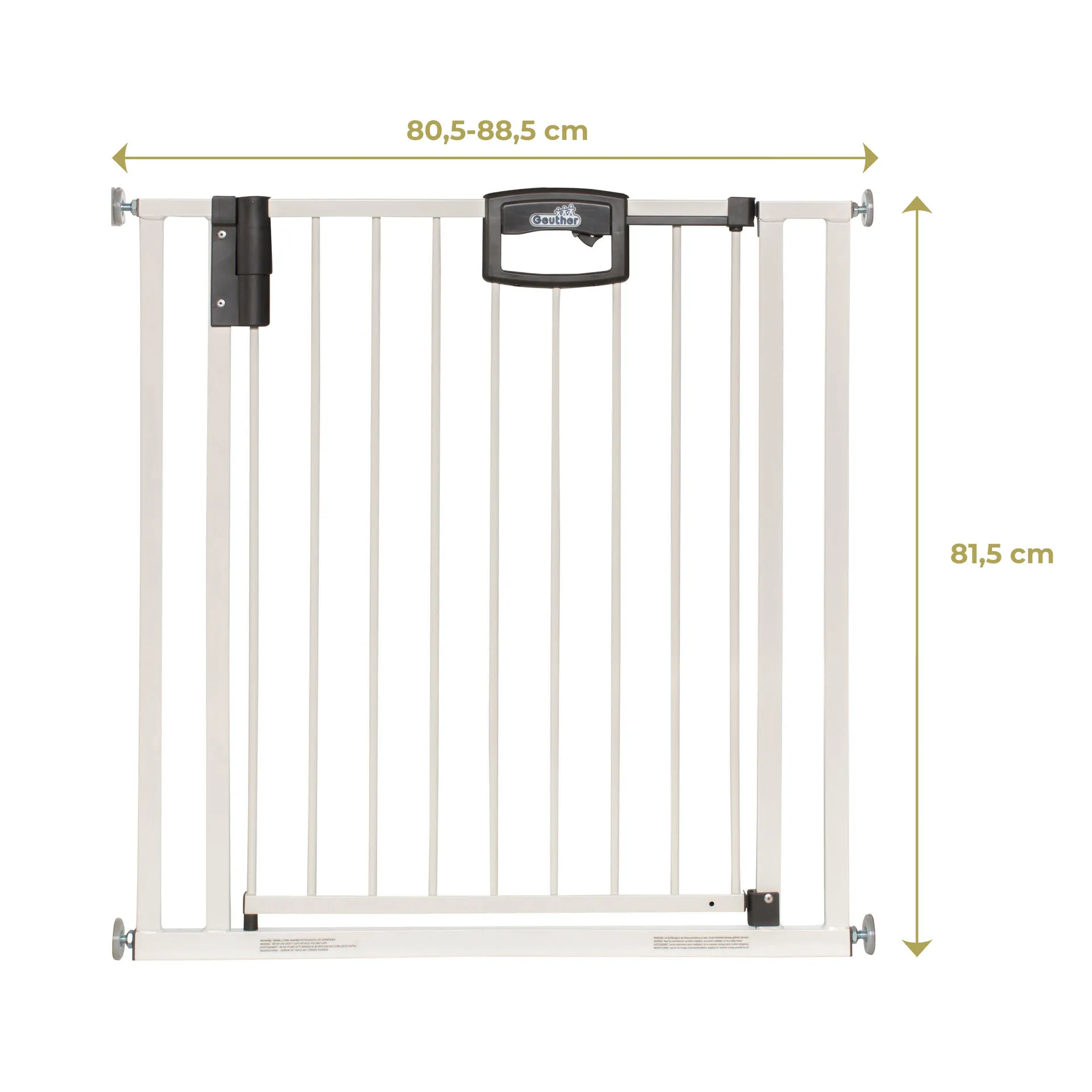 4792-_HI_01cs23irhLGN3ea Tür- und Treppenschutzgitter Easylock Plus zum Klemmen Metall (80,5 cm - 88,5 cm)