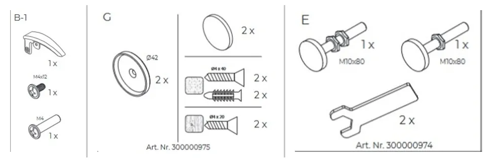 Montagebeutel Easylock Plus Treppenschutzgitter 2793/4793