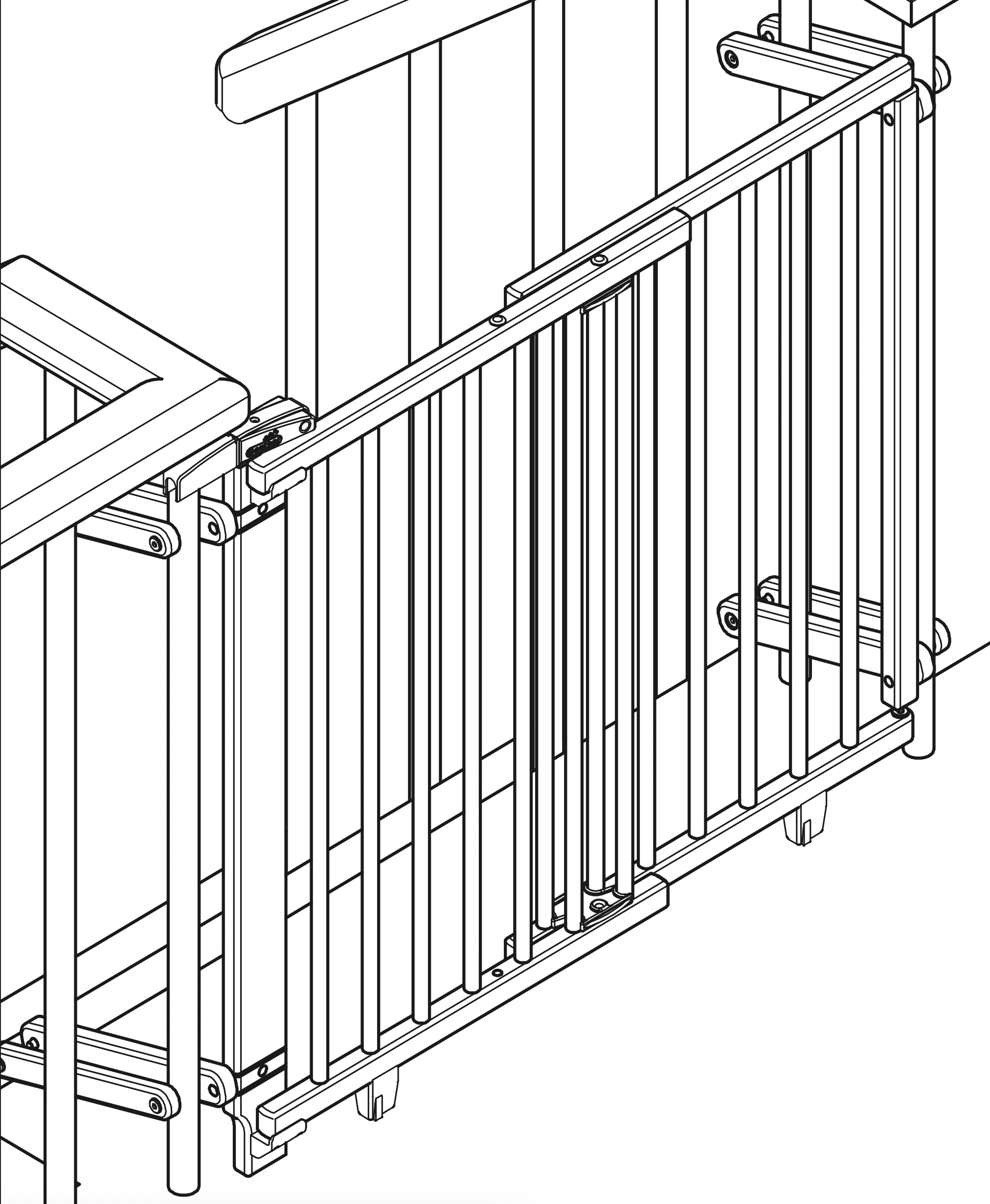 Zusatzklemmen 0036ZK+ für Treppengeländer