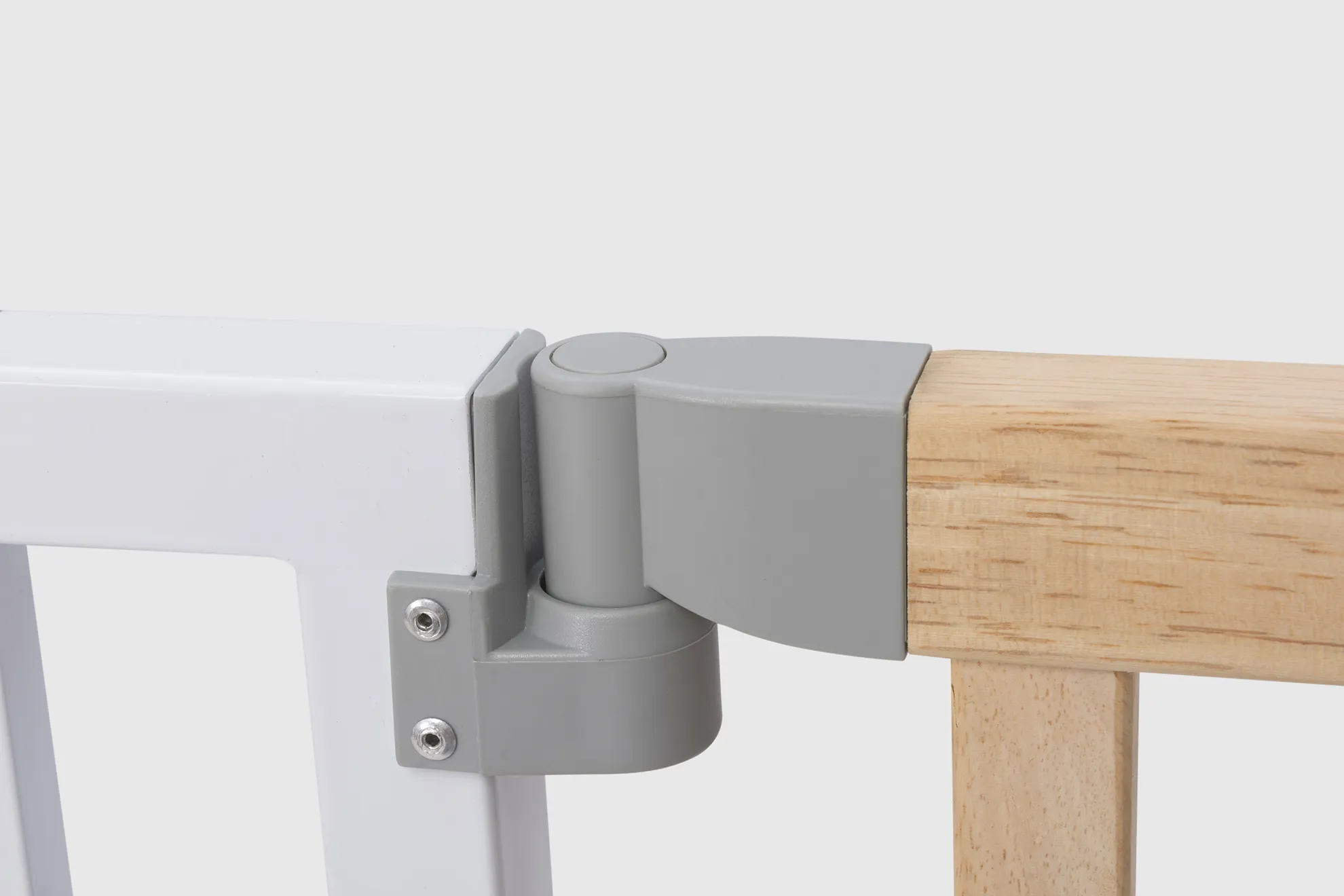 Tür- & Treppenschutzgitter 2713 zum Klemmen für Öffnungen von 98.5-107 cm aus Holz/Metall