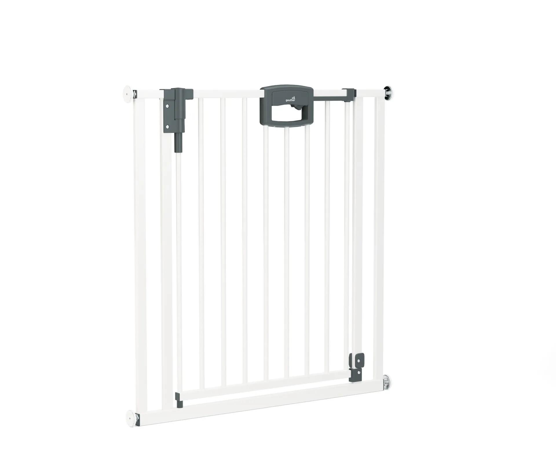 Tür- und Treppenschutzgitter Easylock Plus zum Klemmen Metall (80,5 cm - 88,5 cm)