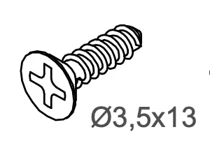 Ersatzteil 3.5x13 mm Senko-Spax verzinkt