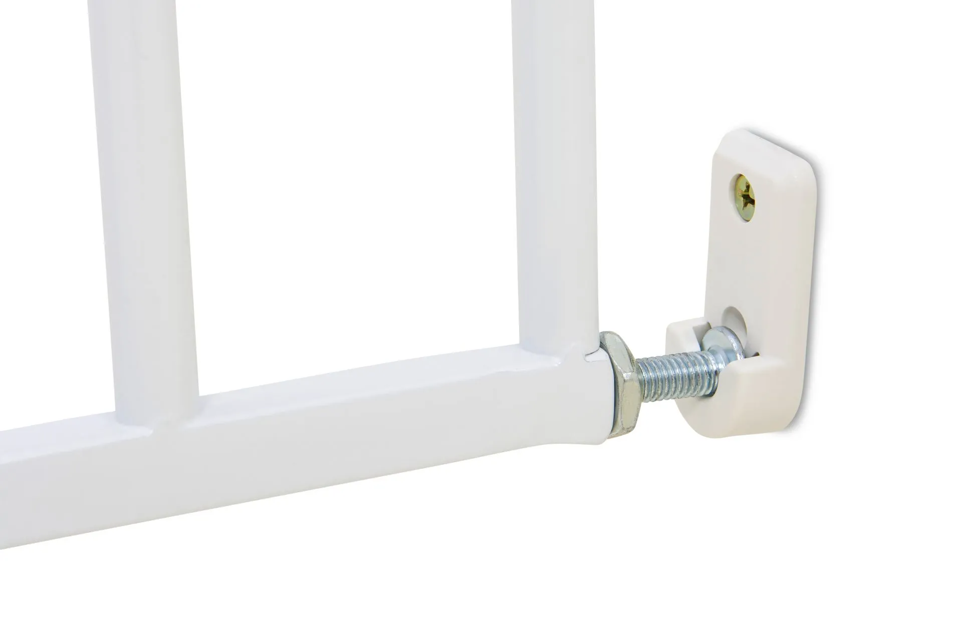 Türschutzgitter 4710 für Öffnungen von 60-107 cm aus Metall, weiß