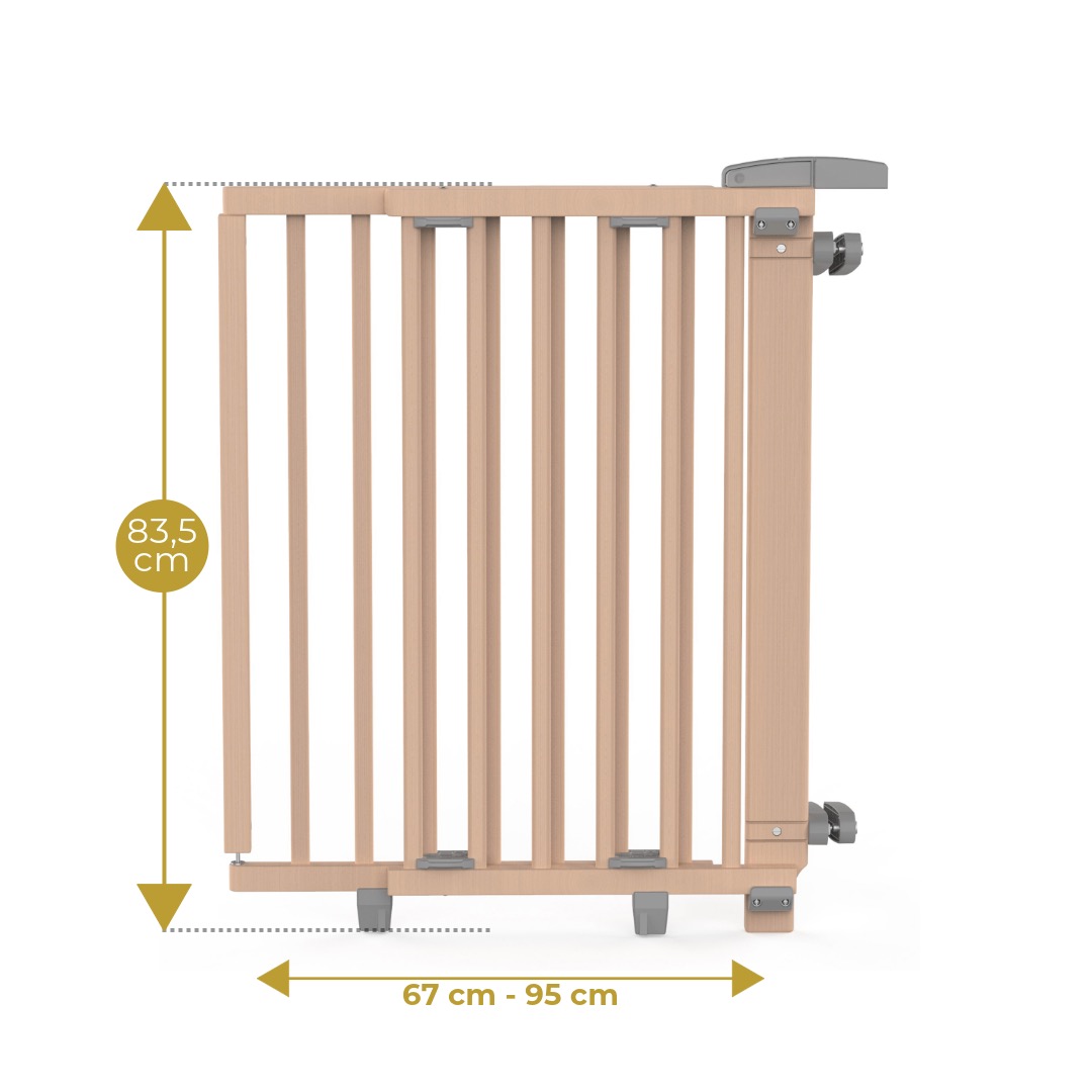 Treppenschutzgitter 2733+ für Öffnungen von 67 cm - 95 cm aus Holz Treppenschutzgitter 2733+ für Öffnungen von 67 cm - 95 cm aus Holz