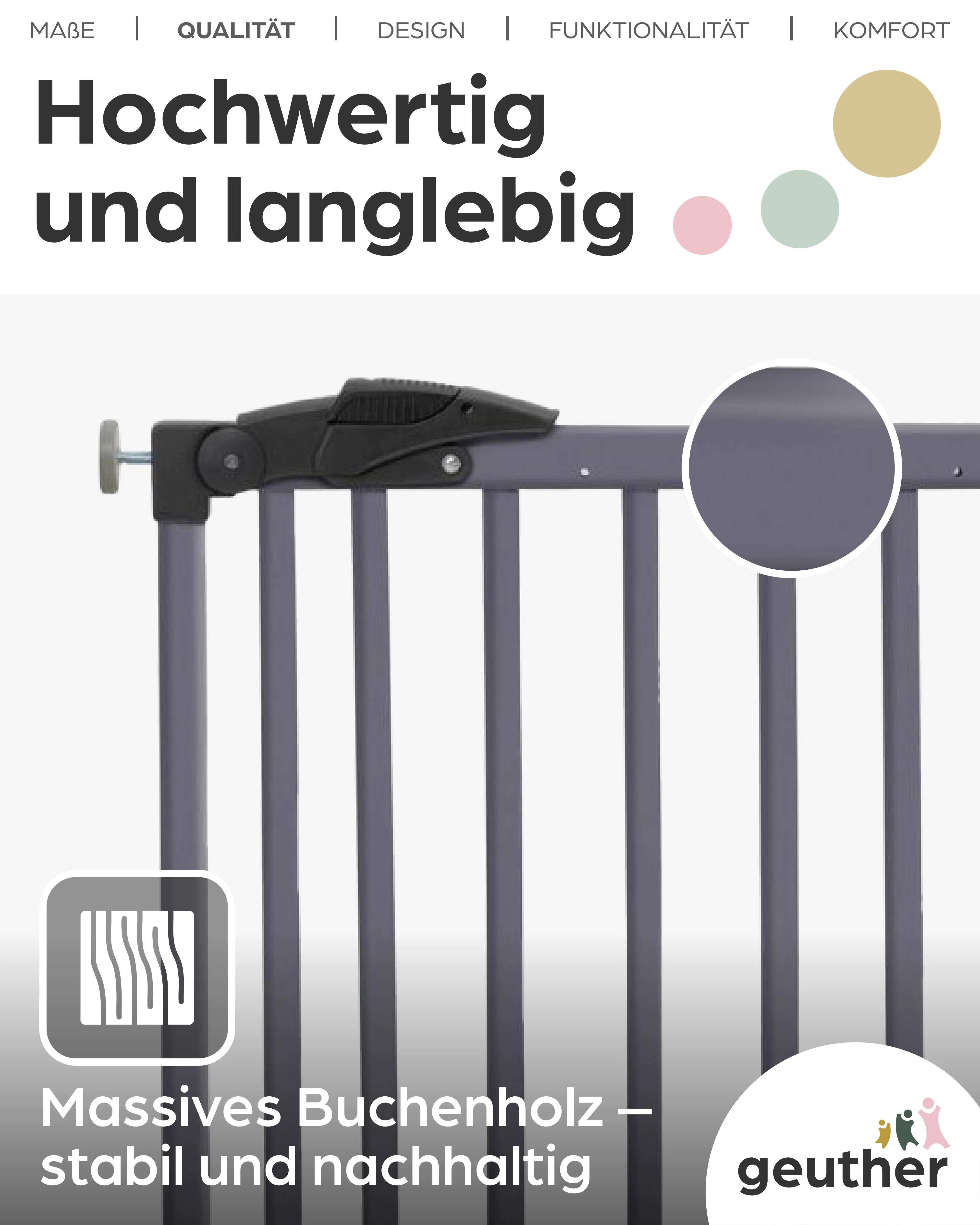 Türschutzgitter Nina (2714) für Öffnungen von 68-102 cm aus Holz
