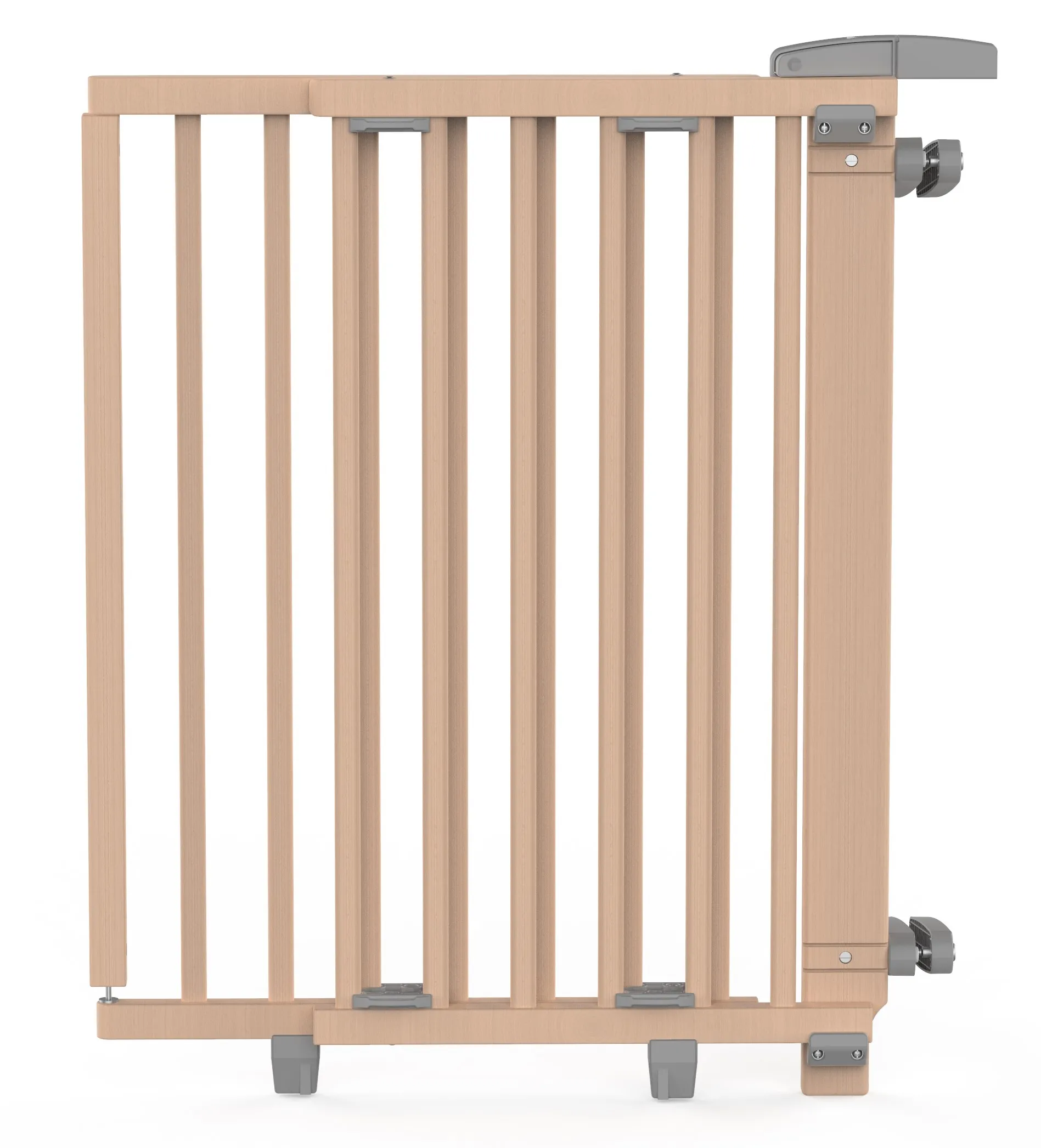 Treppenschutzgitter 2733+ für Öffnungen von 67 cm - 95 cm aus Holz