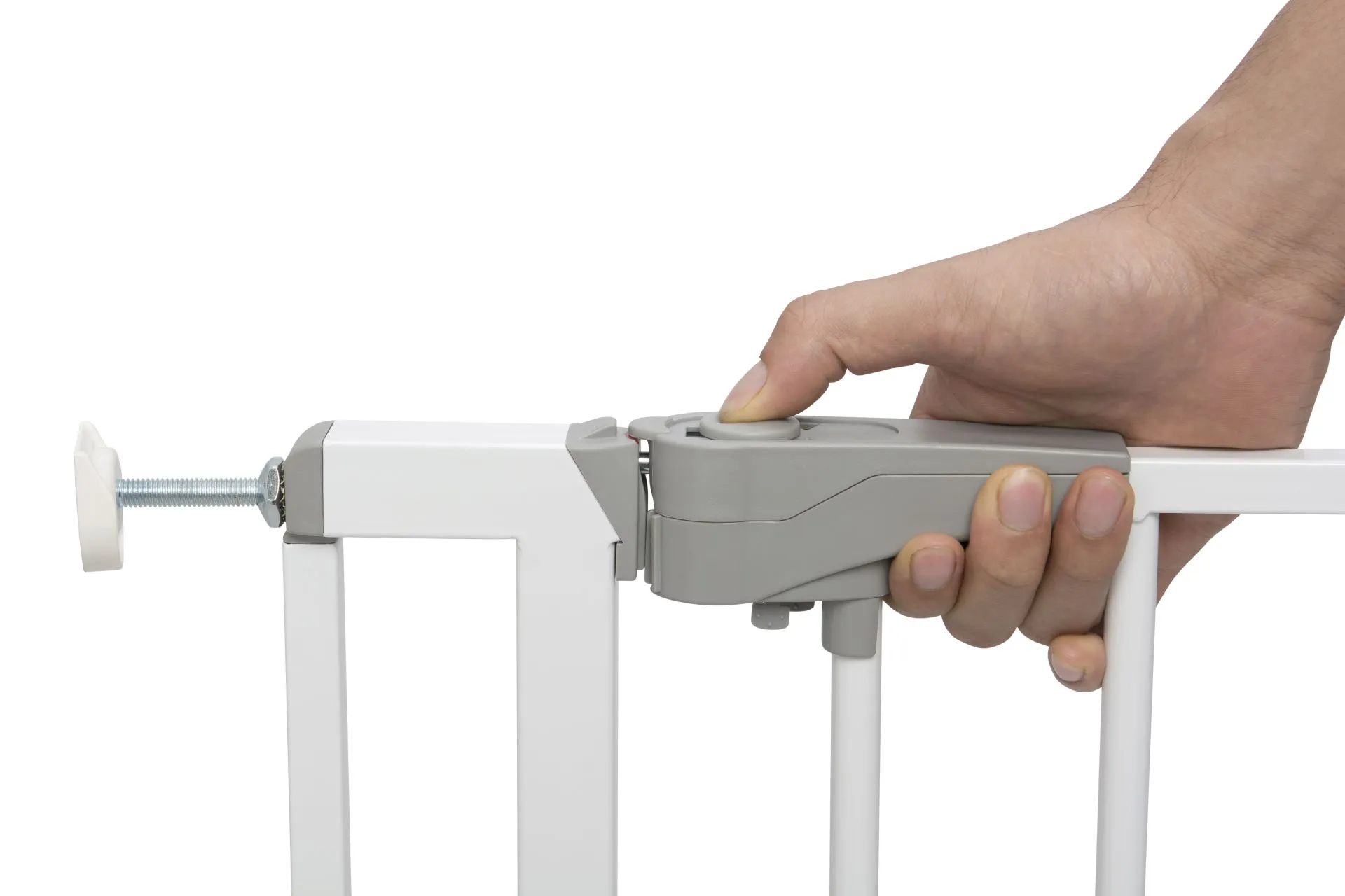 4712_Detail_Schliessmechanisumus-13 Türschutzgitter 4712 für Öffnungen von 73-132.5 cm. aus Metall