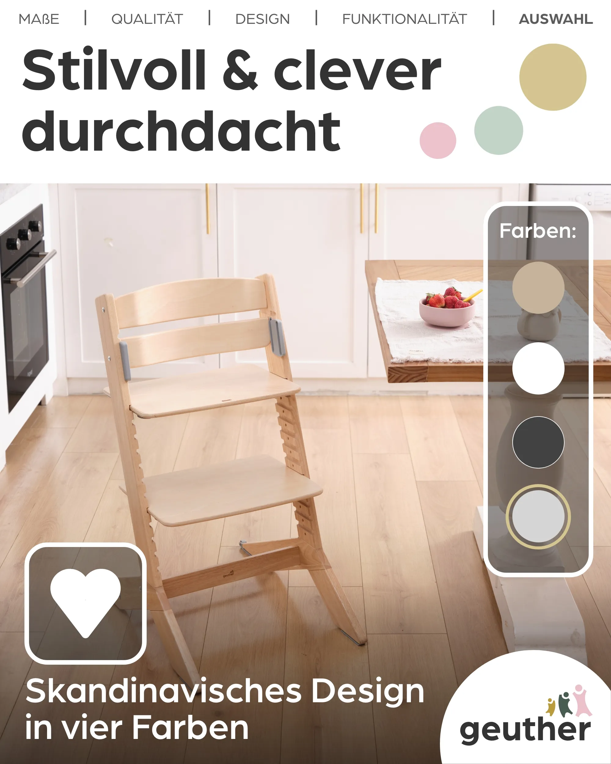 NALA - Baby- & Kinderhochstuhl aus Holz