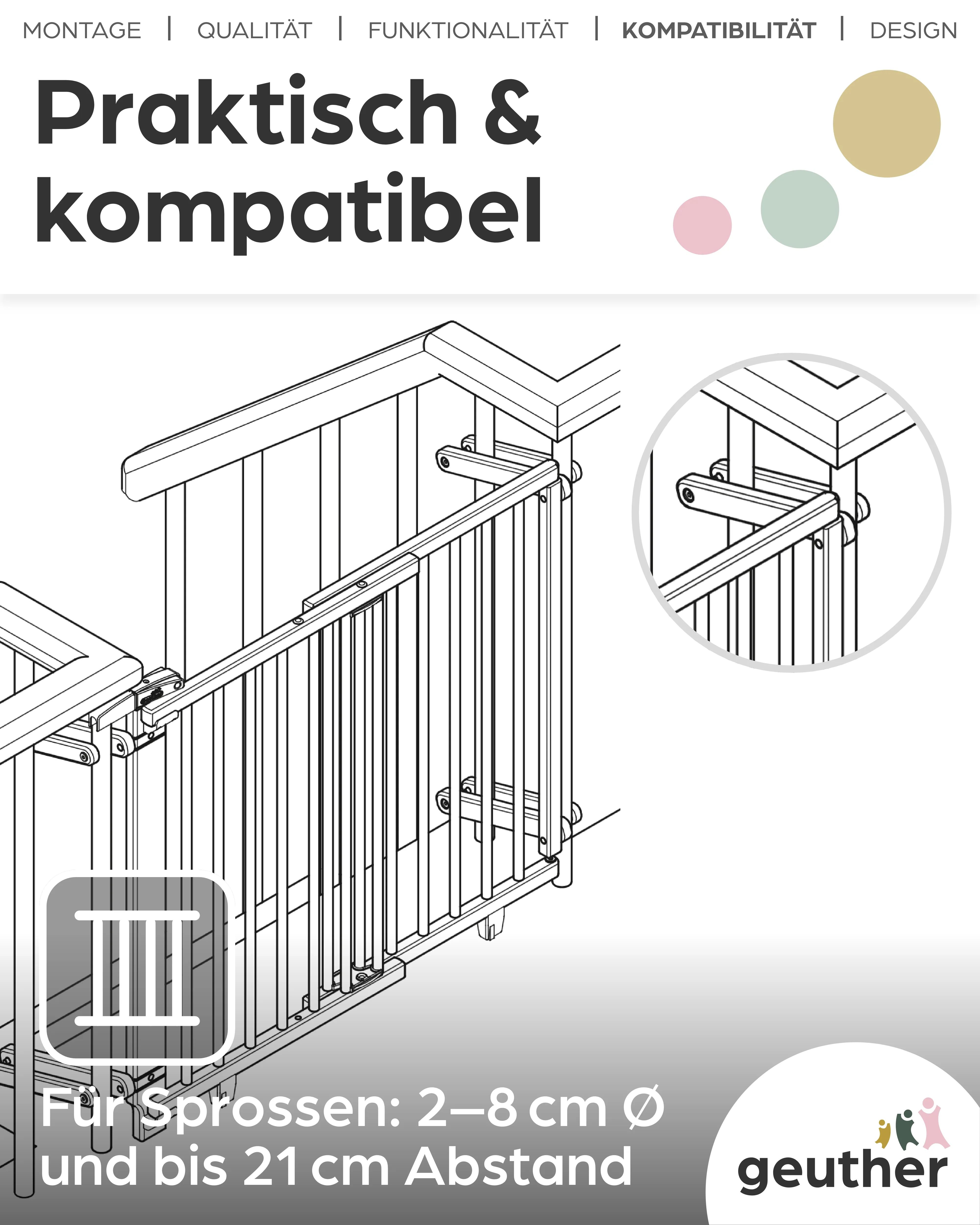 Zusatzklemmen 0036ZK+ für Treppengeländer