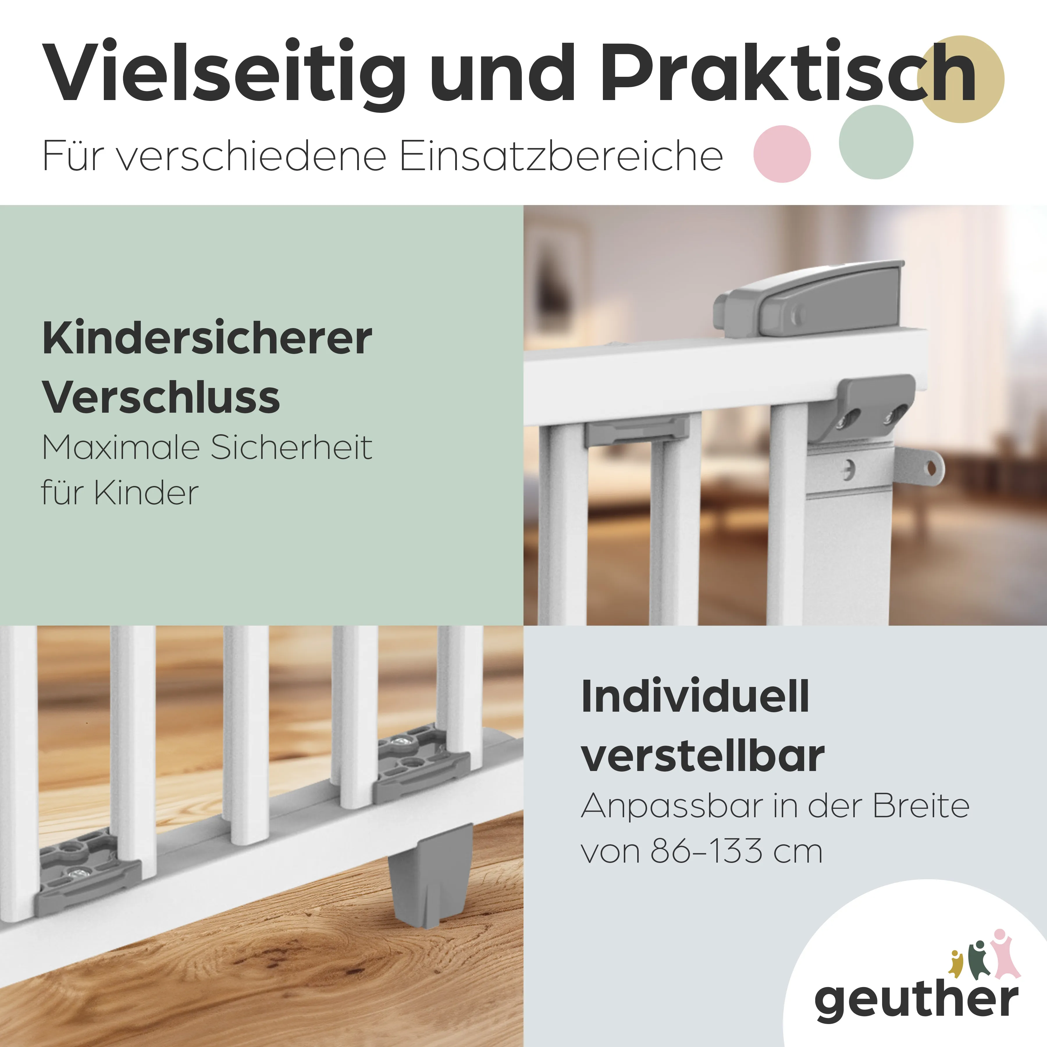 Türschutzgitter Oris (2734+) für Öffnungen von 78,5 cm - 133 cm