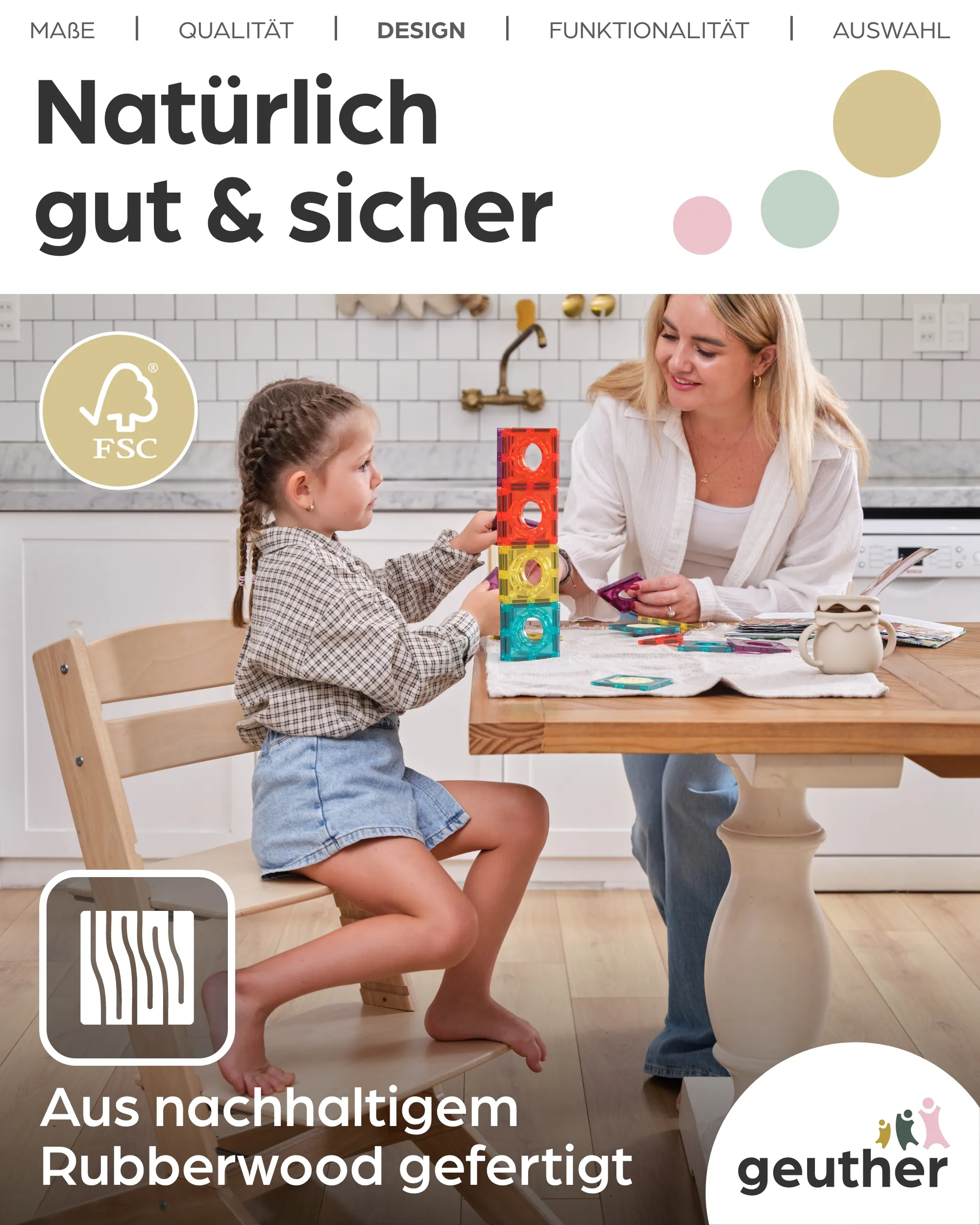 NALA - Baby- & Kinderhochstuhl aus Holz