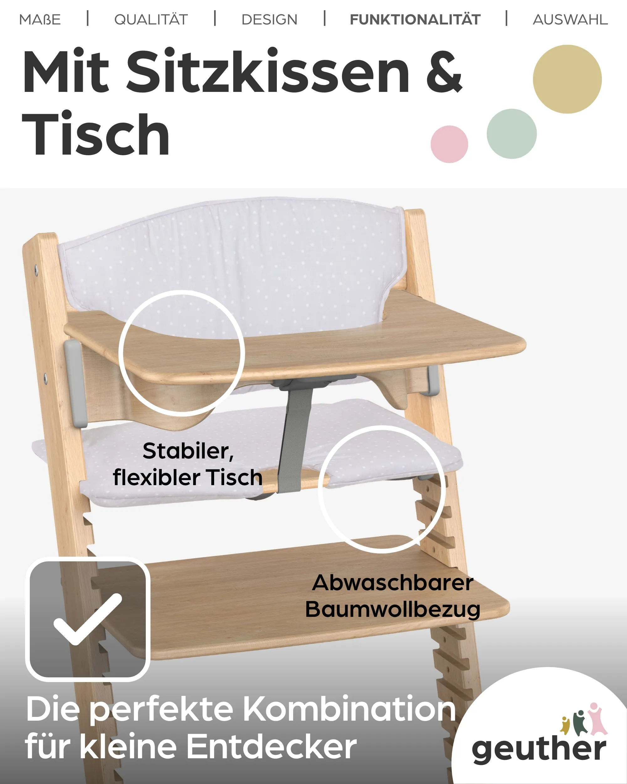 NALA - Baby- & Kinderhochstuhl aus Holz