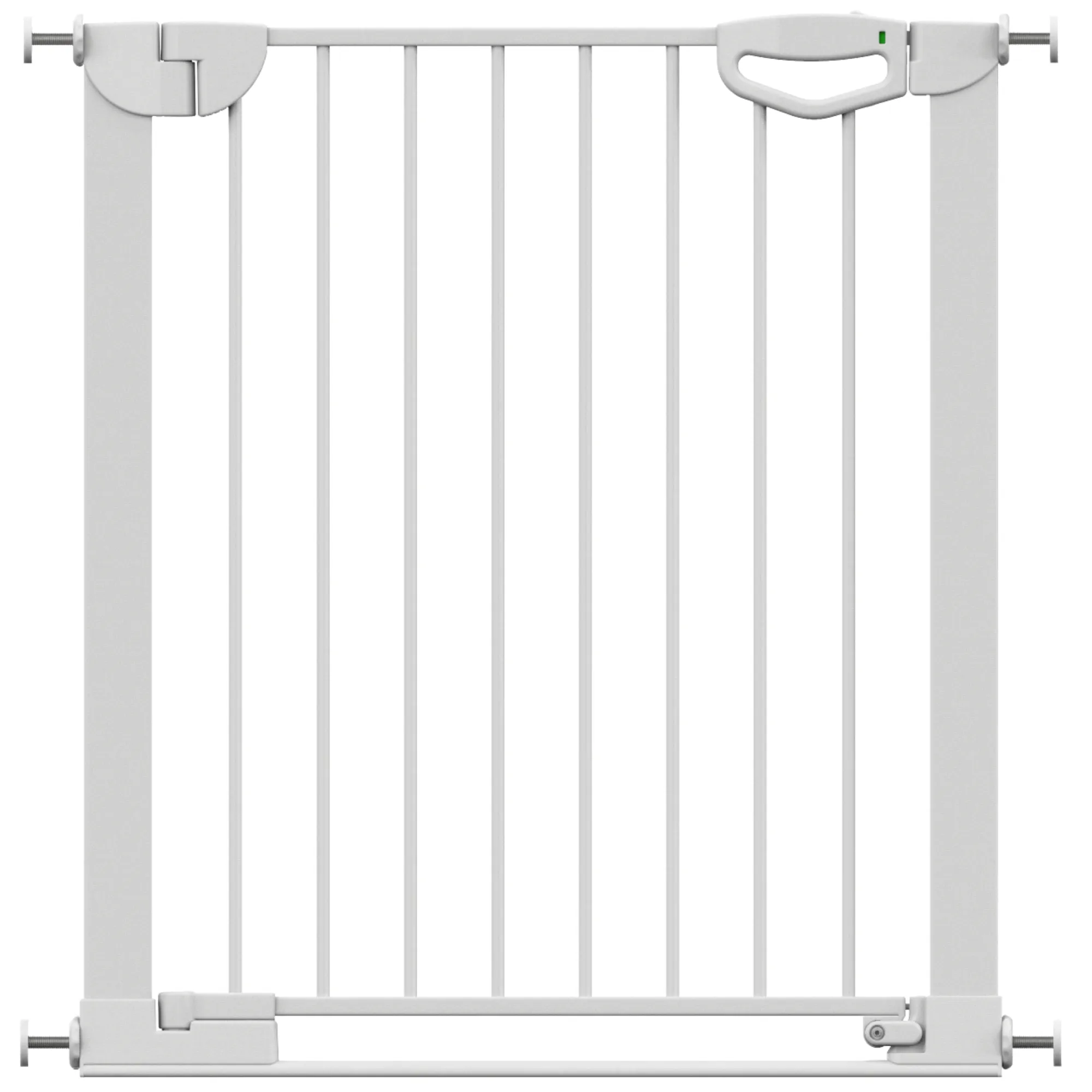 Tür- & Treppenschutzgitter Easylock mit Flatstep 76 cm - 83 cm - Weiß