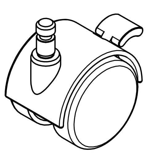 Ersatzteil Doppelrolle für Laufgitter
