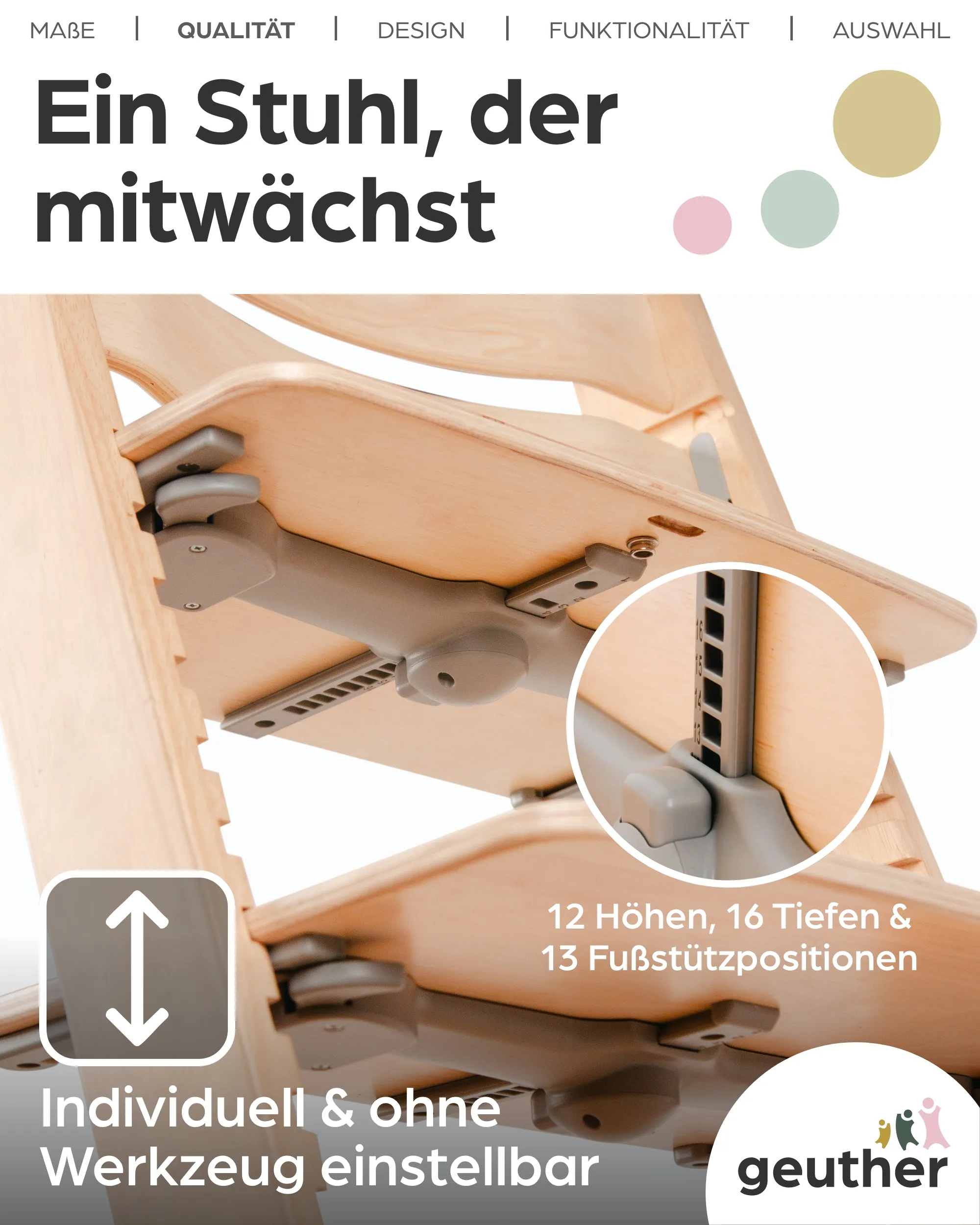NALA - Baby- & Kinderhochstuhl aus Holz