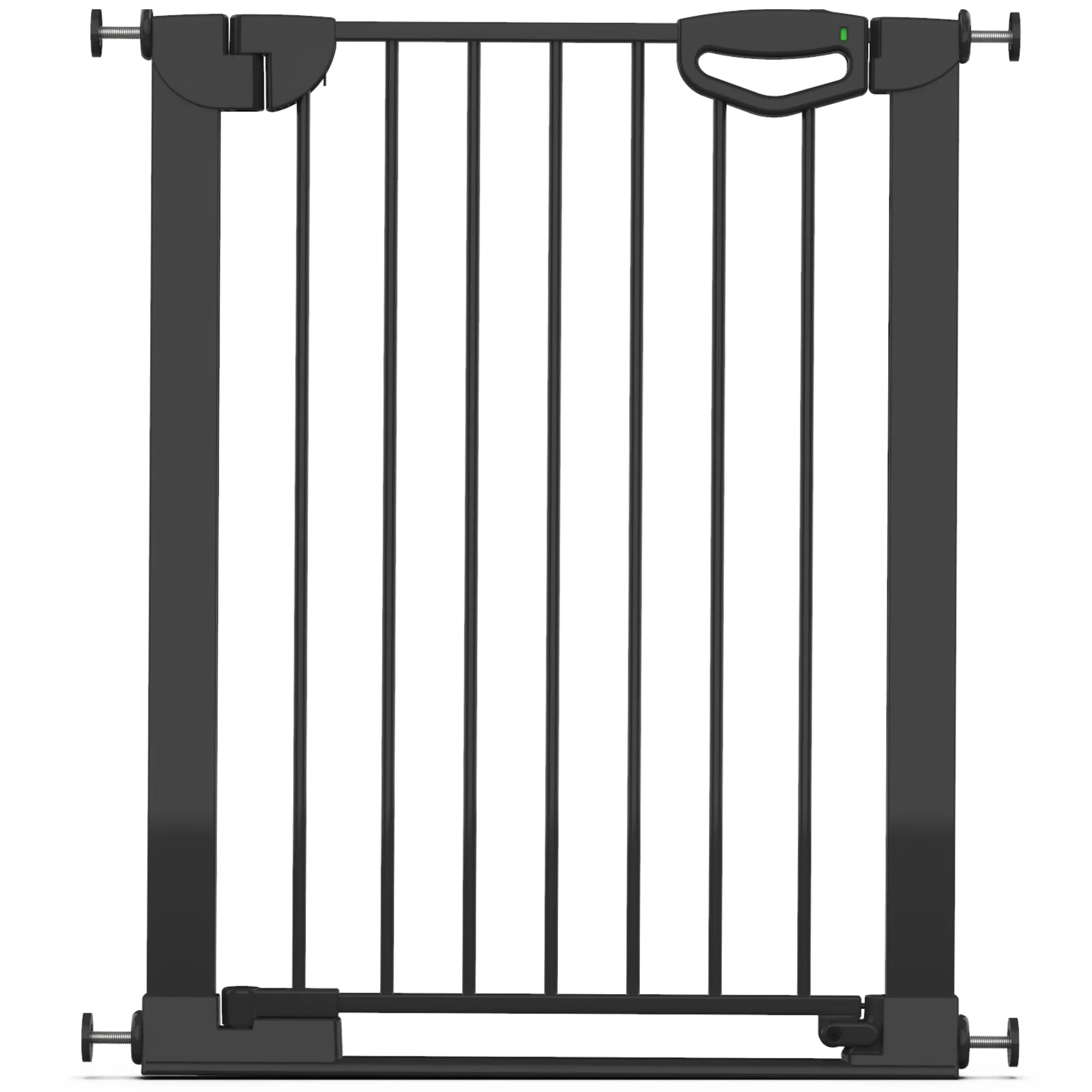 Tür- & Treppenschutzgitter Easylock mit Flatstep 69 cm - 76 cm - Schwarz