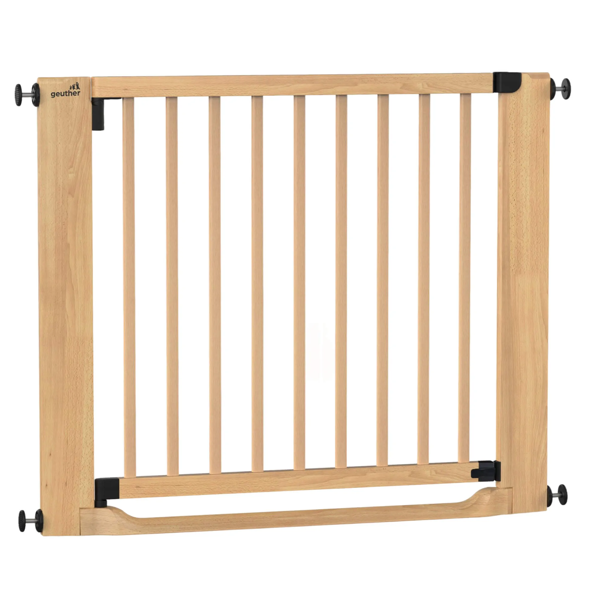 Türschutzgitter Easylock mit Flatstep aus Holz - 95 cm - 103 cm
