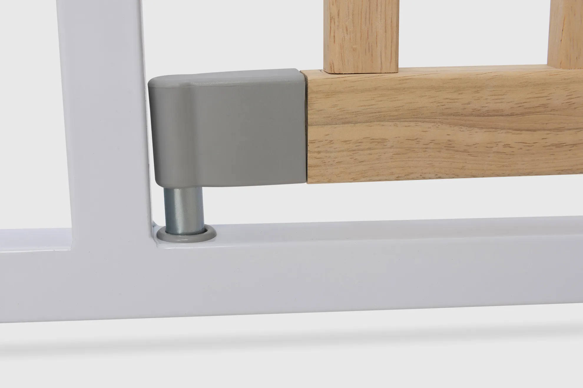 Tür- & Treppenschutzgitter 2713 zum Klemmen für Öffnungen von 98.5-107 cm aus Holz/Metall
