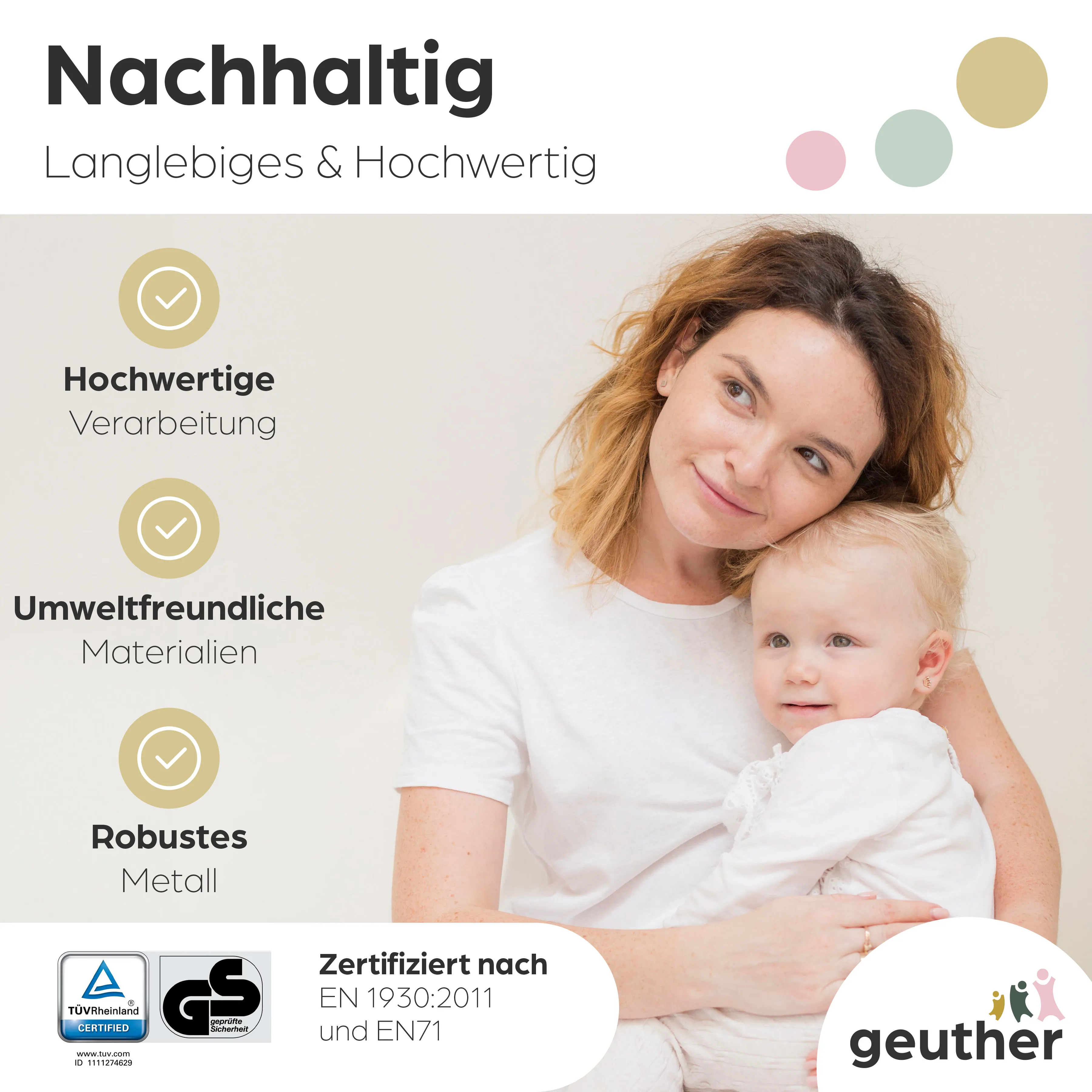 Tür- und Treppenschutzgitter Easylock Plus zum Klemmen Metall (224,5 cm - 232,5 cm)