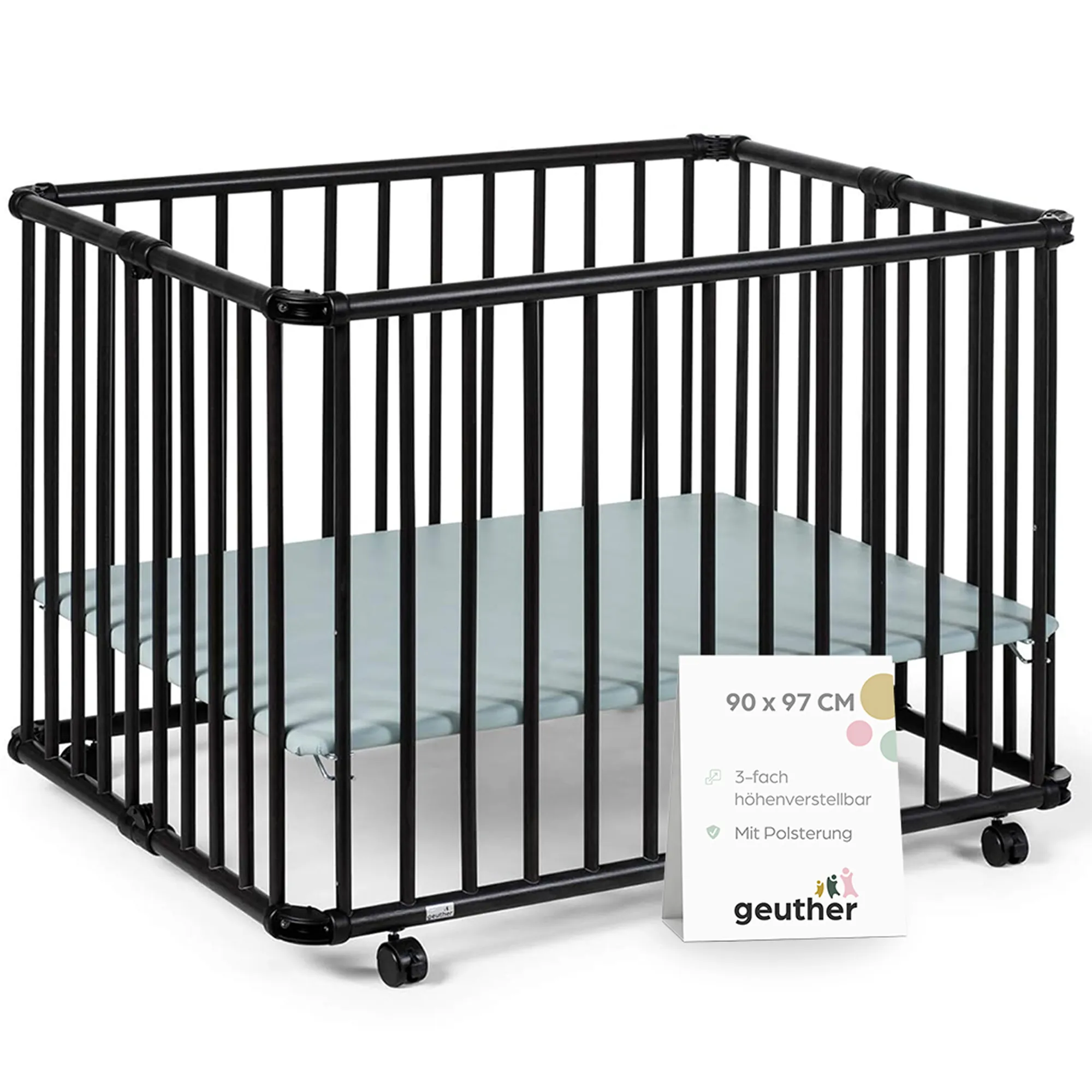 Laufgitter Lucilee. 76x97 und 90x97 cm. mobil auf Rollen