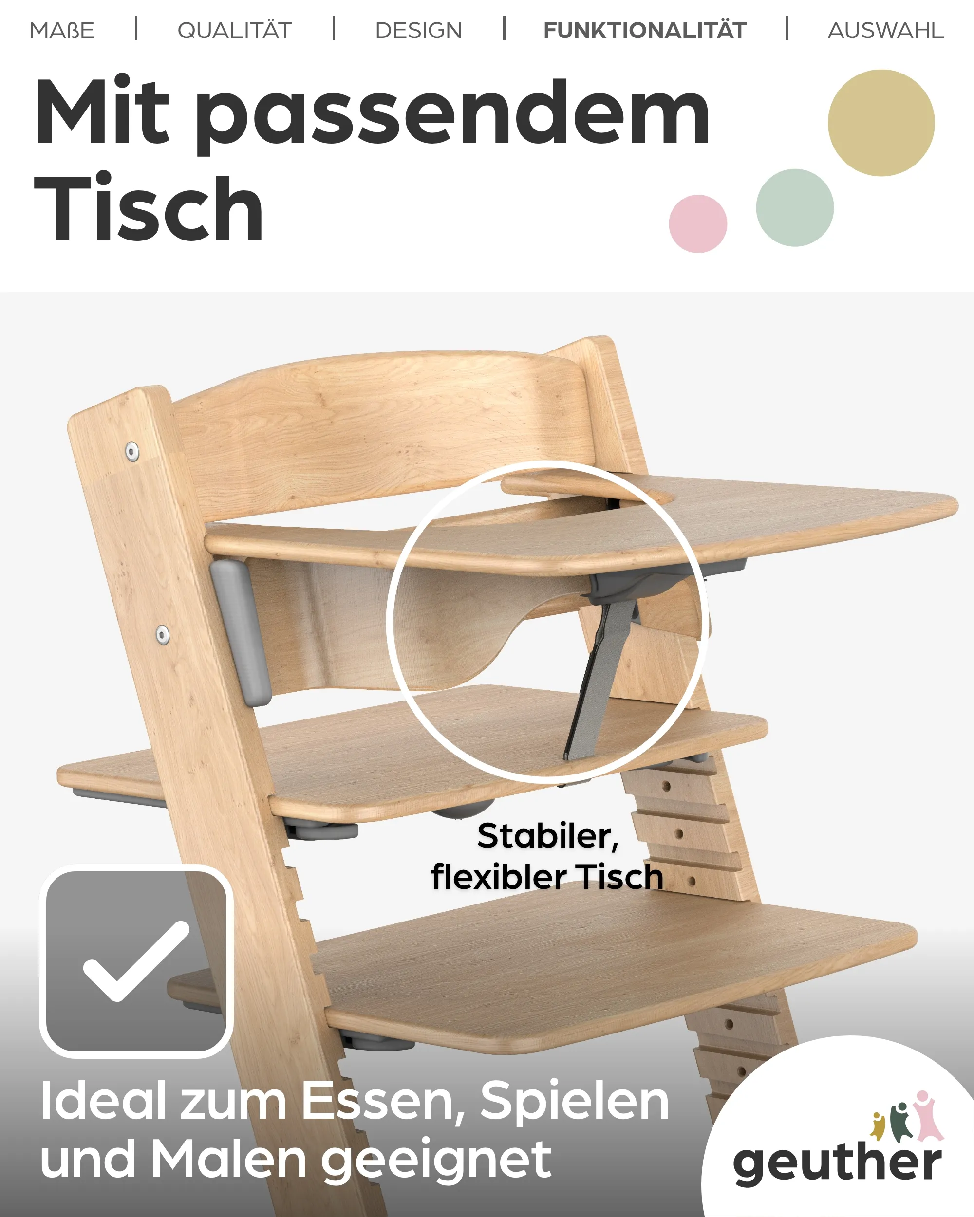 NALA - Baby- & Kinderhochstuhl aus Holz
