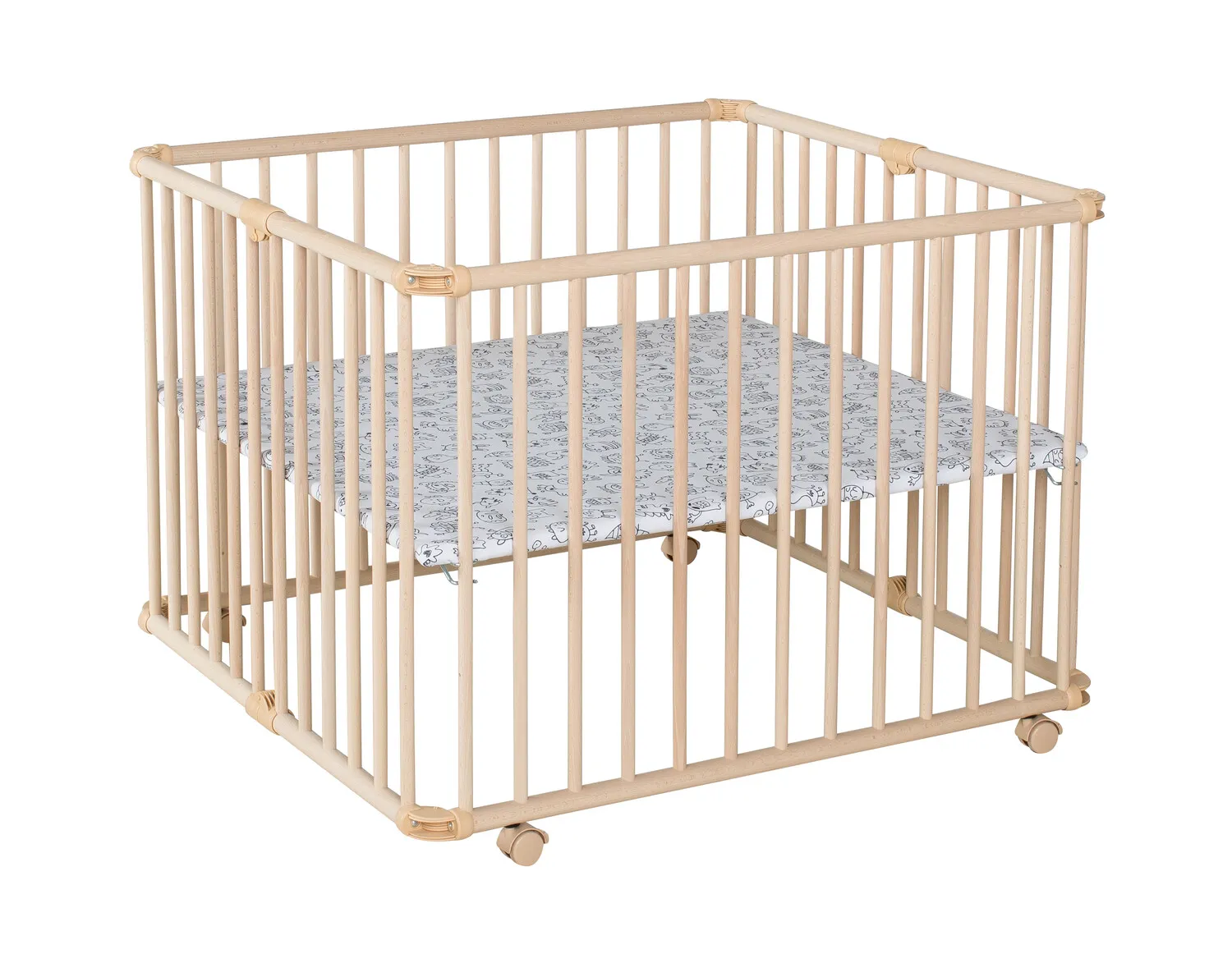 Laufgitter Lucilee. 76x97 und 90x97 cm. mobil auf Rollen