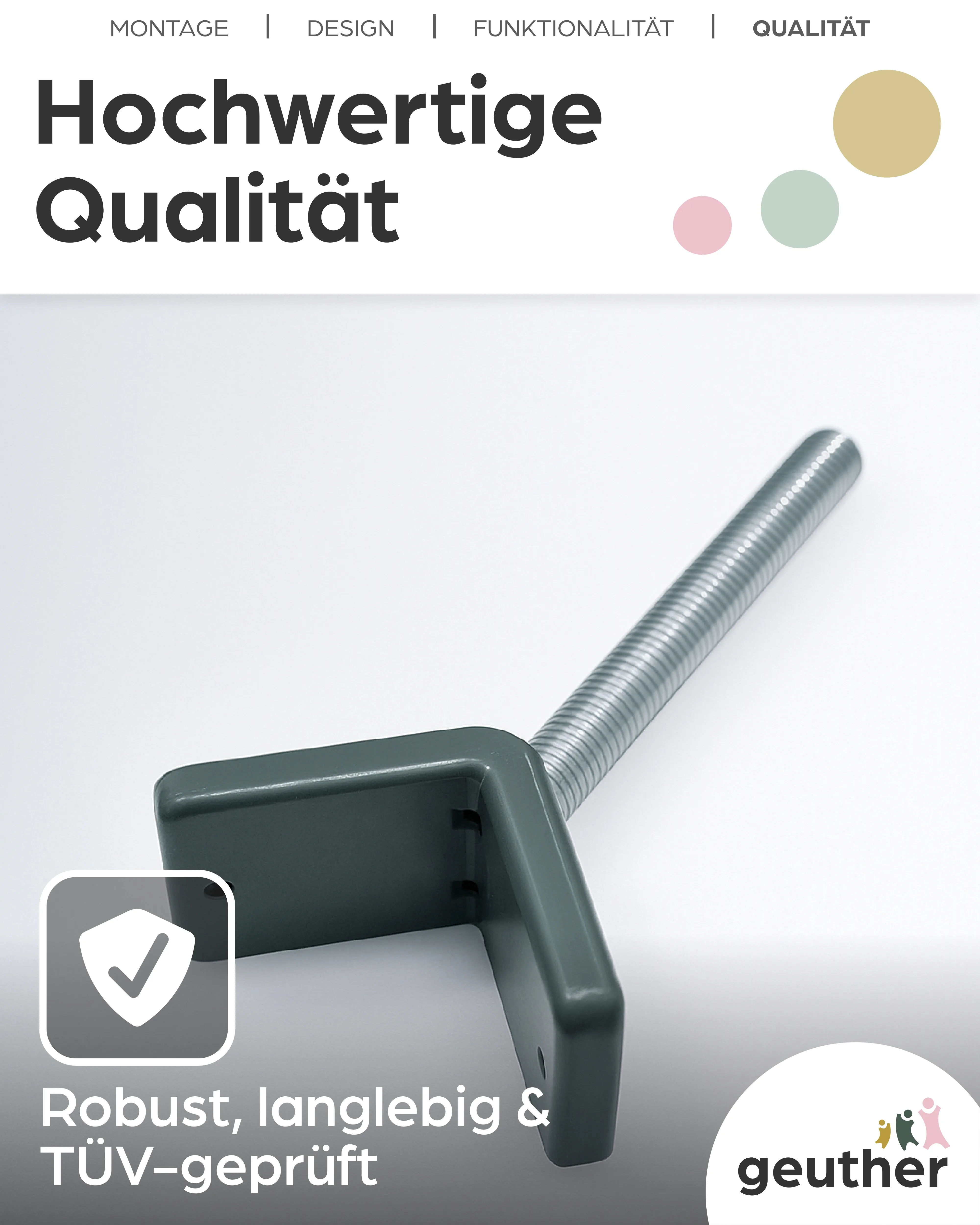 Y-Spindel zur Befestigung an Säulen (2 St.)