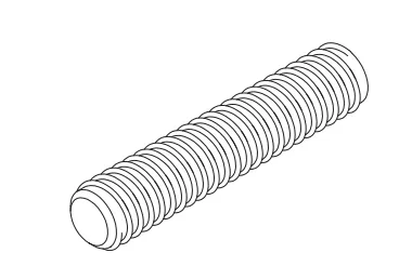 Ersatzteil Gewinde M6x30