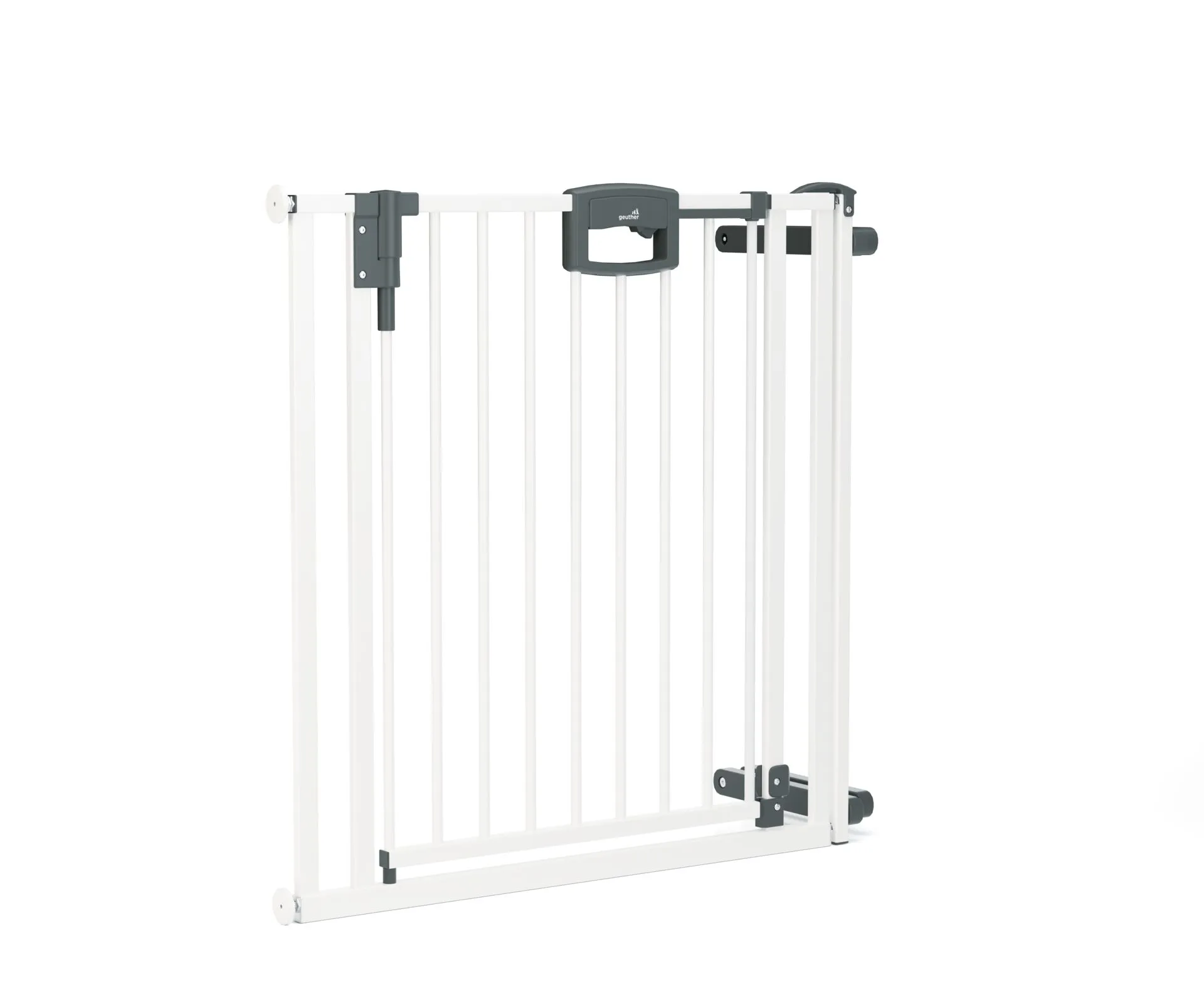 Tür- und Treppenschutzgitter Easylock Plus zum Klemmen Metall (84,5 cm - 92,5 cm)