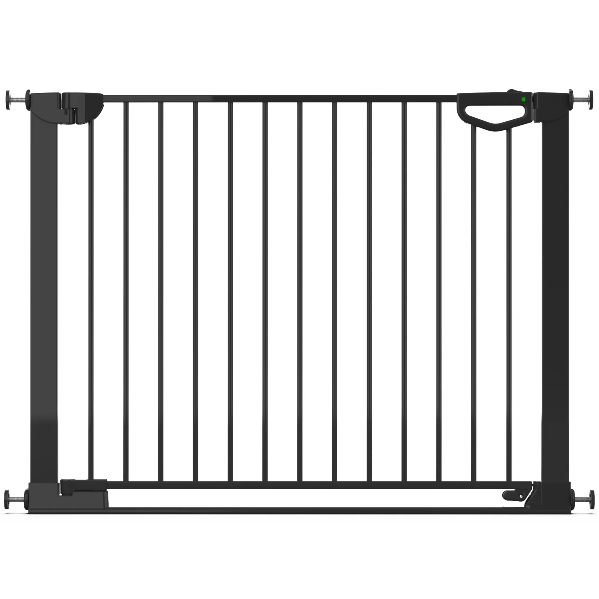 Tür- & Treppenschutzgitter Easylock mit Flatstep 104 cm - 111 cm - Schwarz