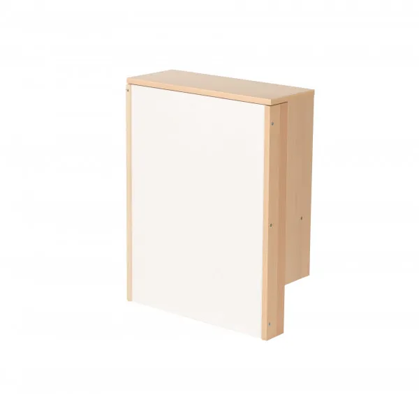 Wand-Wickelregal Wicki mit Ablagebrett & Sicherungsstange