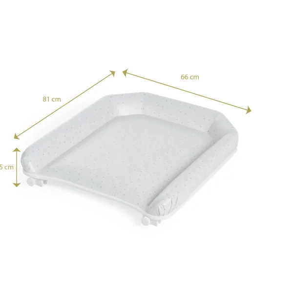 Wickelplatte für Kinderbett in neutralem Design